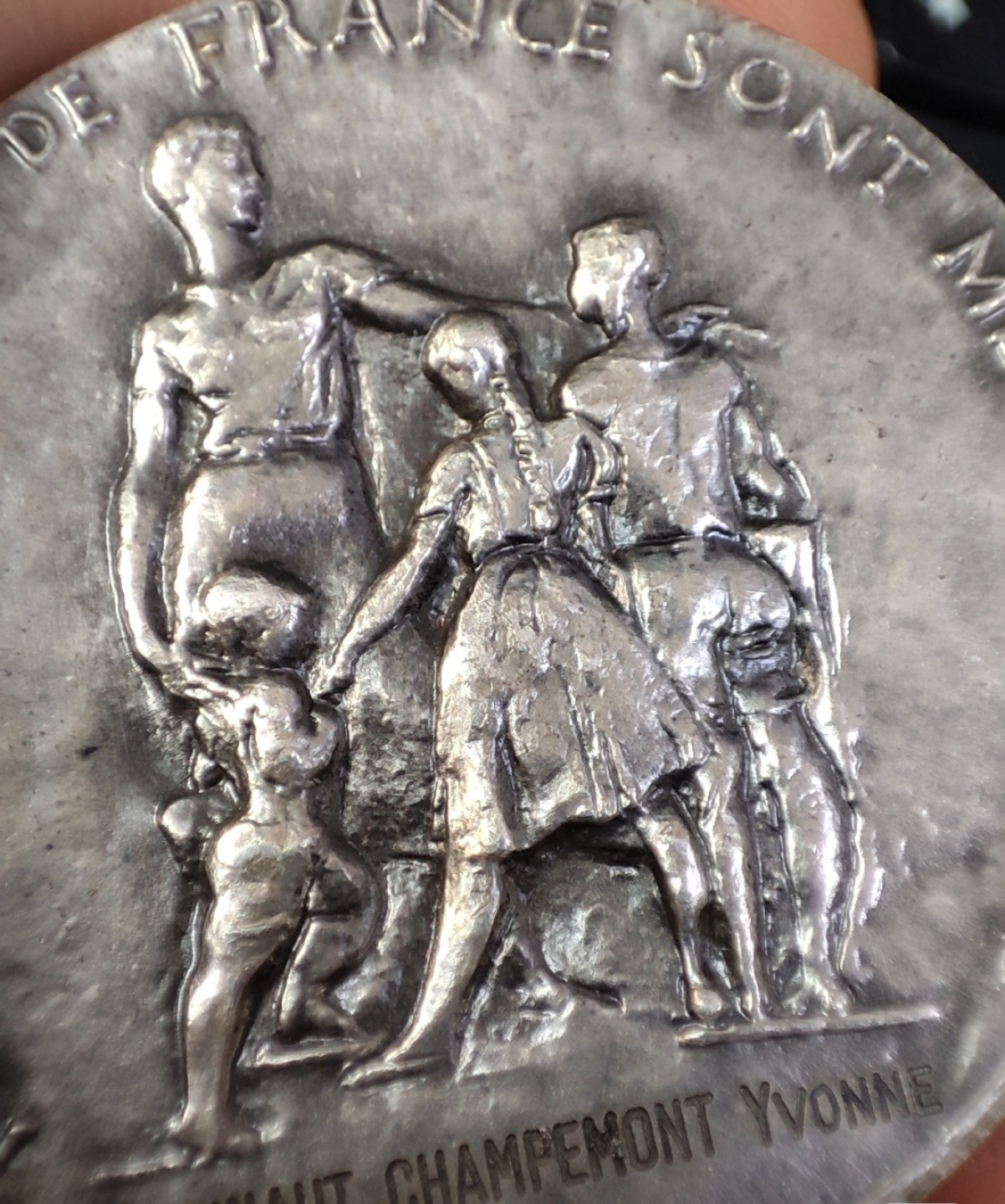 五月清仓会 周五九点结拍 法国1972小学教育纪念银章