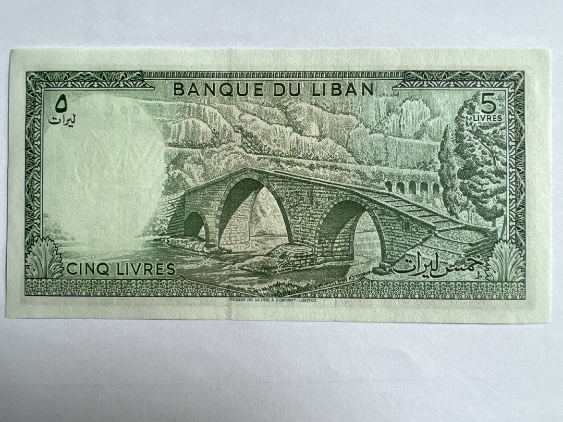 泡泡堂微拍第163幕纸币捡漏可累计专场👿👿，累计满二十元包邮，接受代拍业务 黎巴嫩5里弗