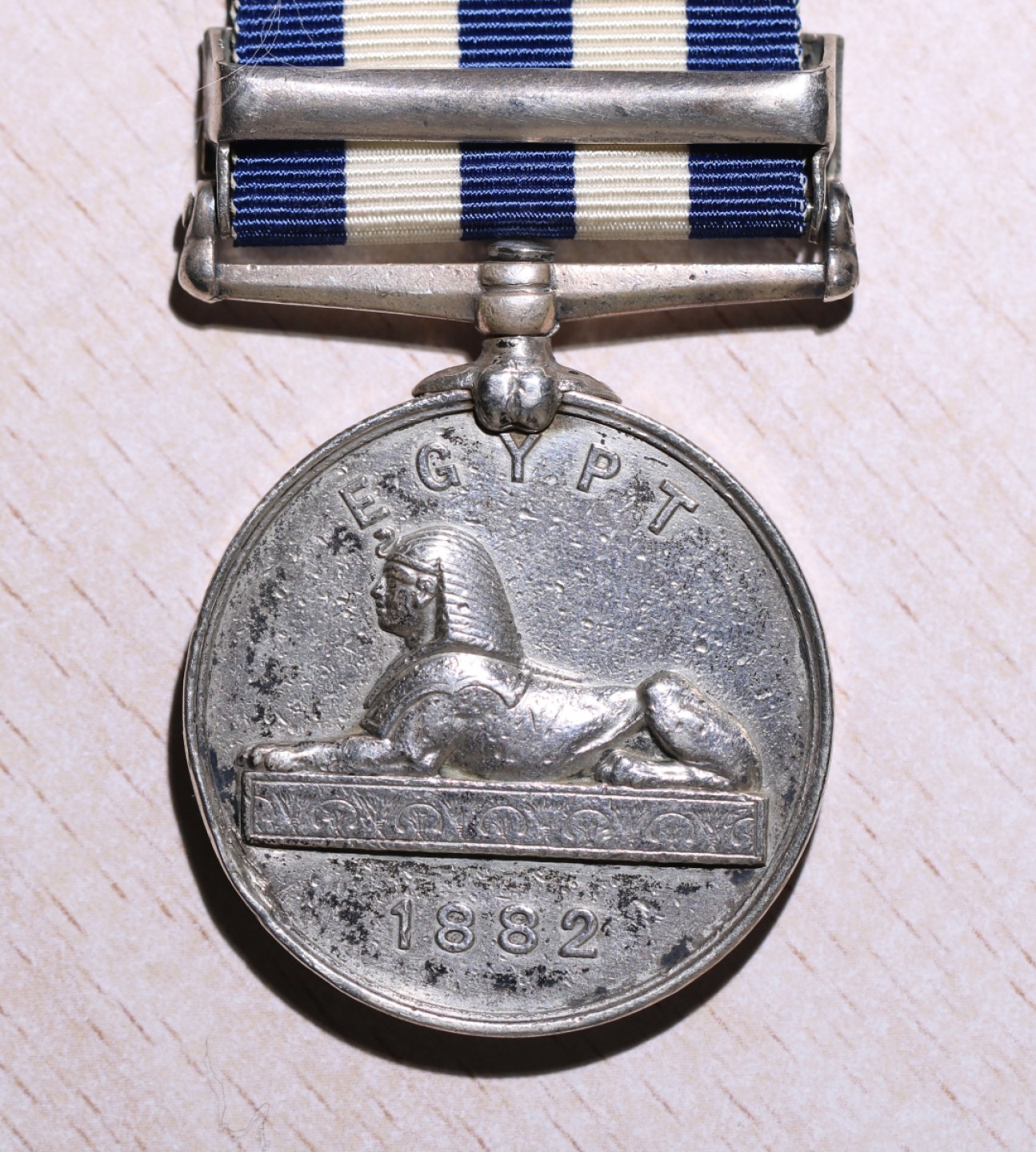 大猫徽章拍卖第224期 大英帝国 埃及奖章带萨瓦金1885勋条