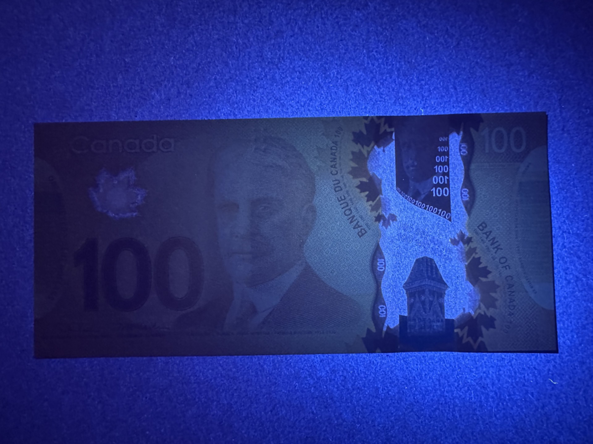 《张总朋友收藏》102期—外币精品 加拿大100元 UNC 塑料钞