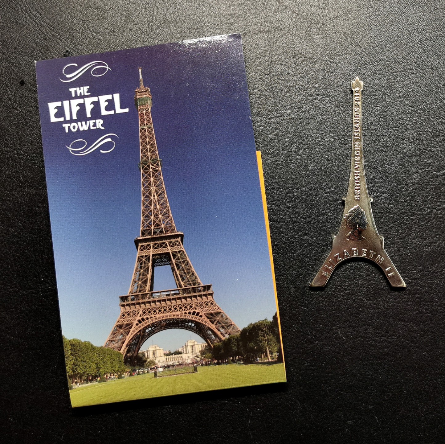 凡希社世界钱币微拍第二百三十九期 2014英属维尔京埃菲尔铁塔1元异形币