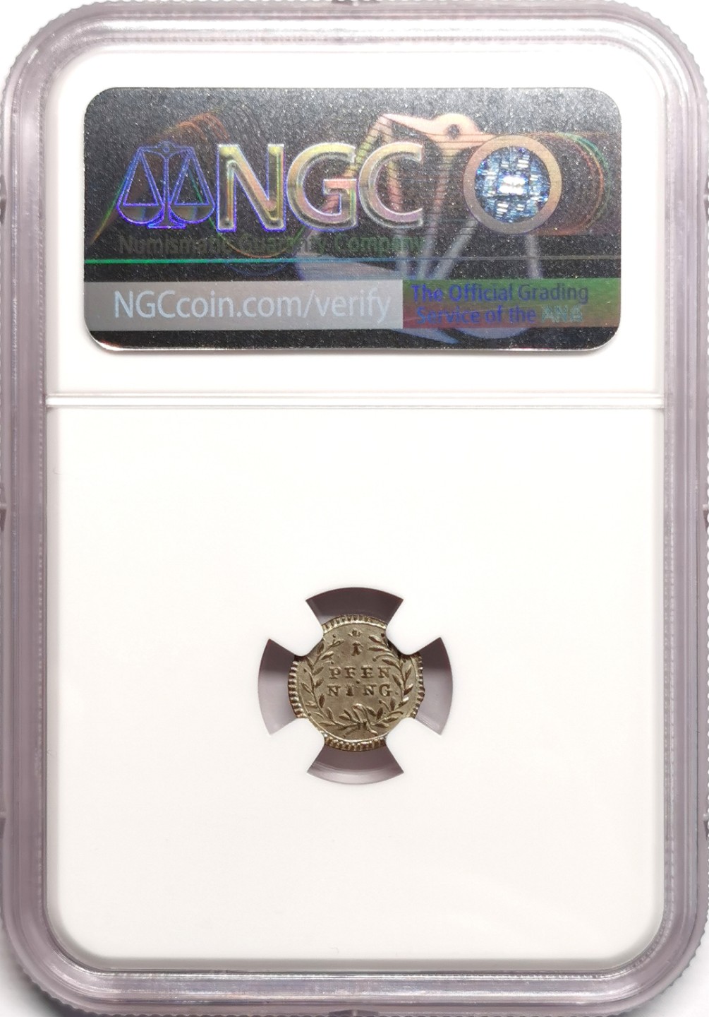 凡希社世界钱币微拍第二百三十九期 1793雷根斯堡1芬尼银辅币NGC-MS64