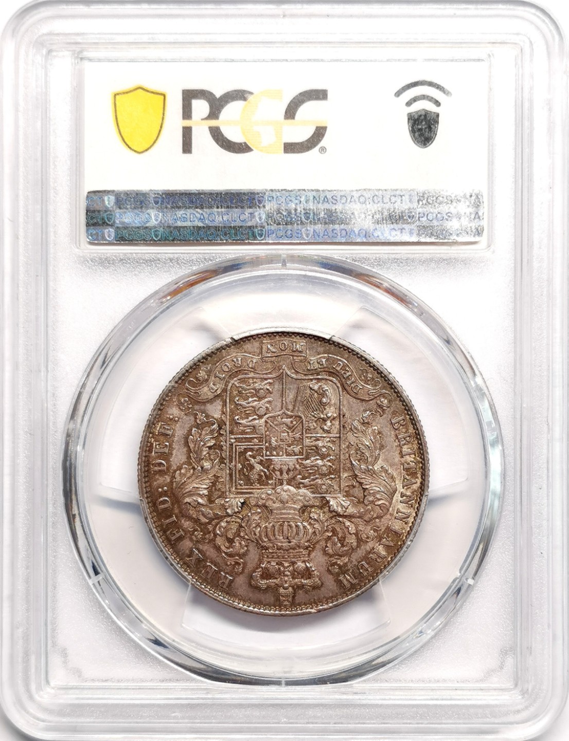 凡希社世界钱币微拍第二百三十九期 1826英国乔四1/2克朗PCGS-AU55