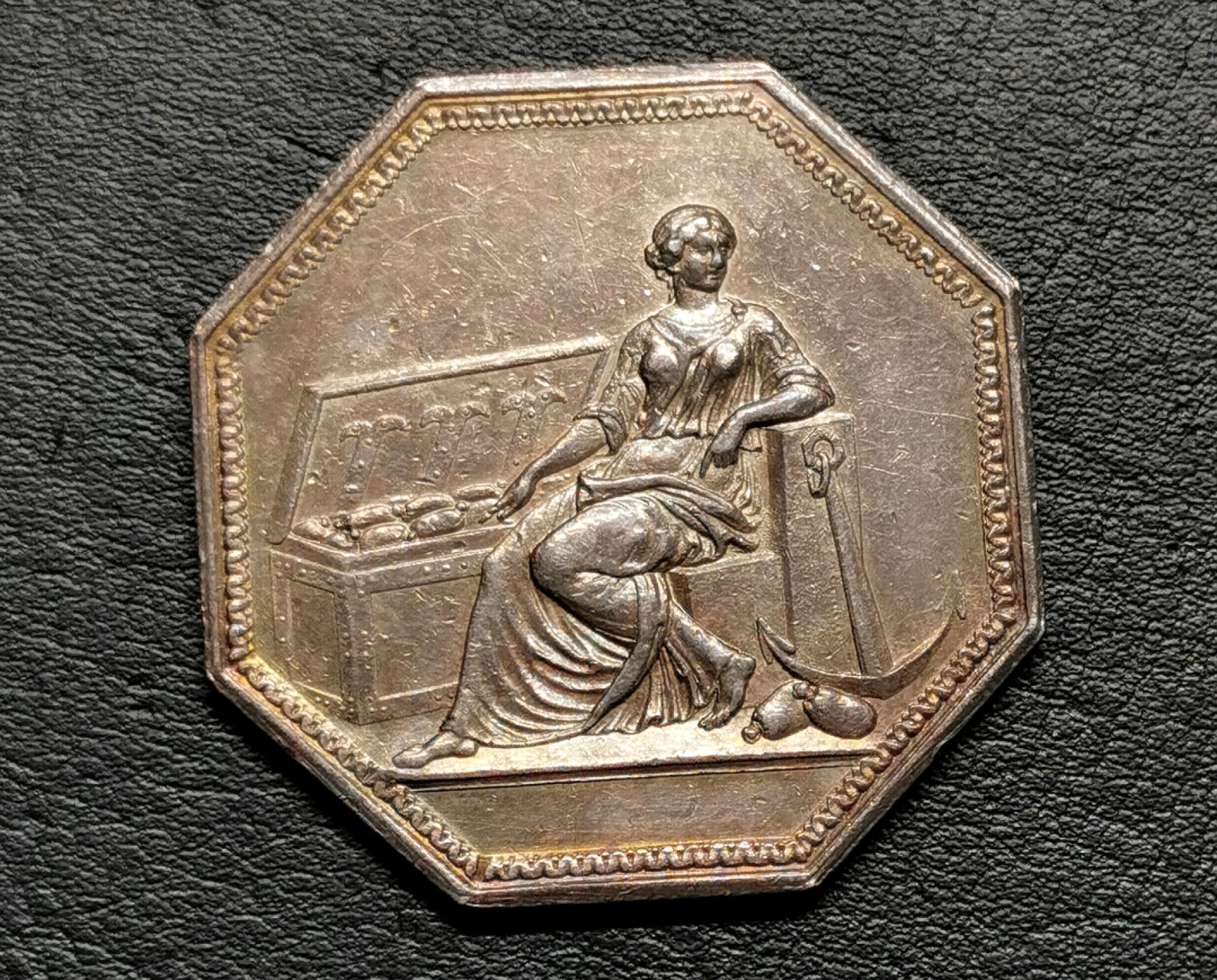 凡希社世界钱币微拍第二百三十九期 1832商业保险八角银章