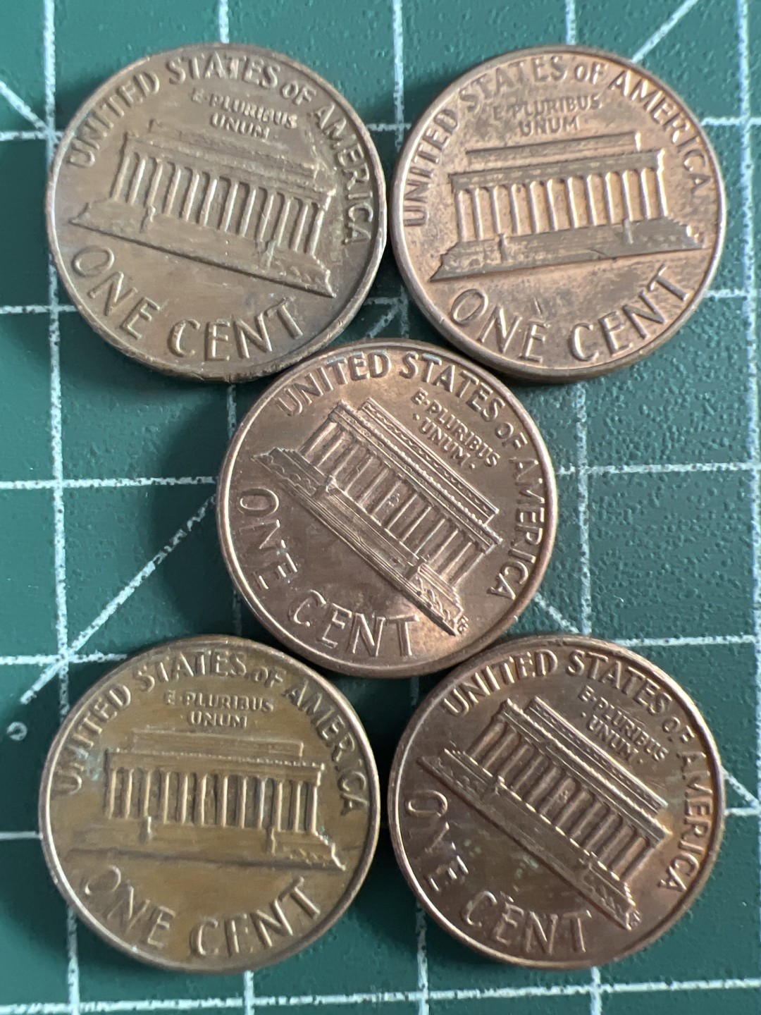 泡泡堂第326期  世界硬币 （无押金，捡漏，全场20包邮，偏远地区除外，接收代拍业务） 一美分五枚