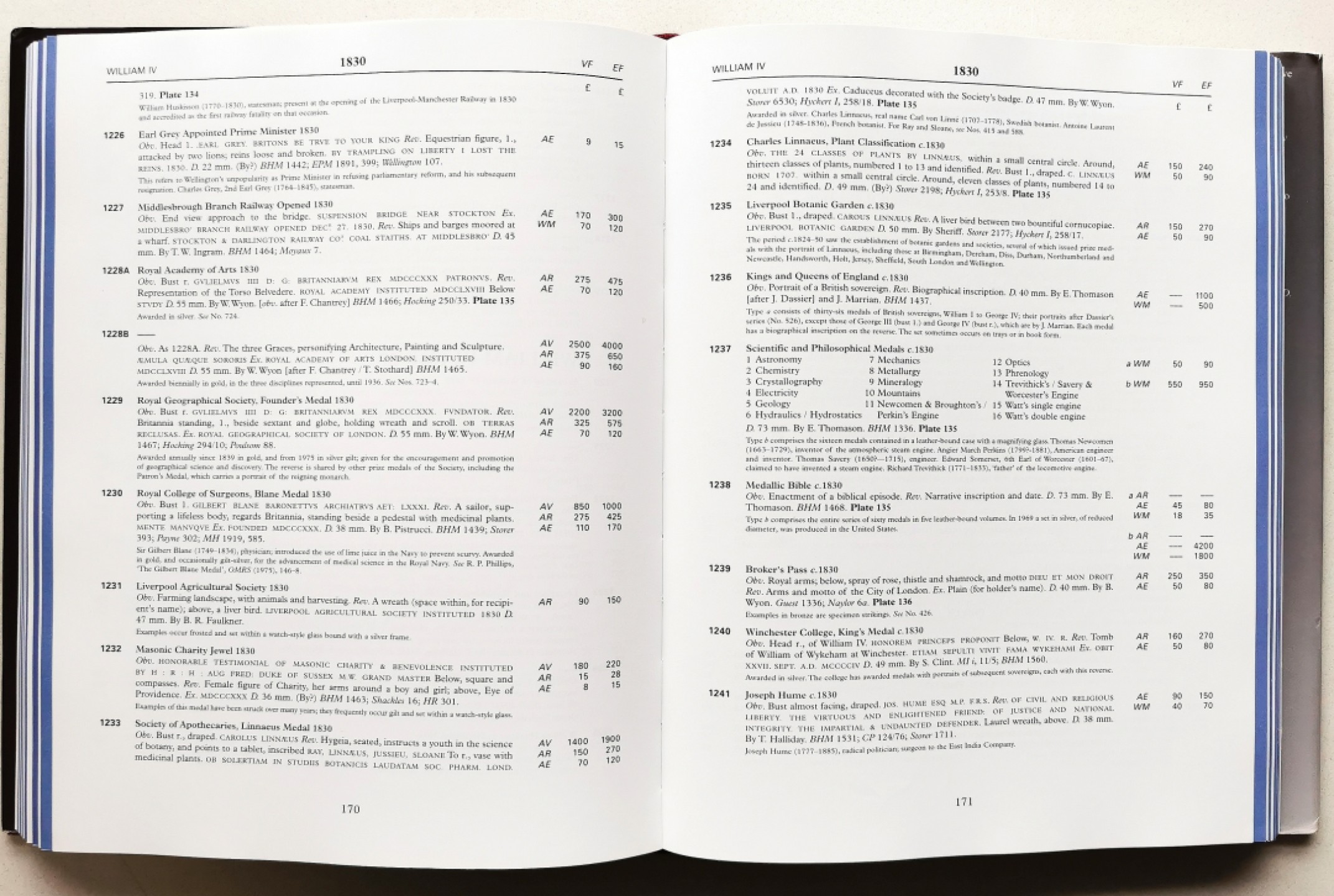 凡希社世界钱币微拍第二百三十九期 EIMER英国纪念章牌图录 十六开 九八品