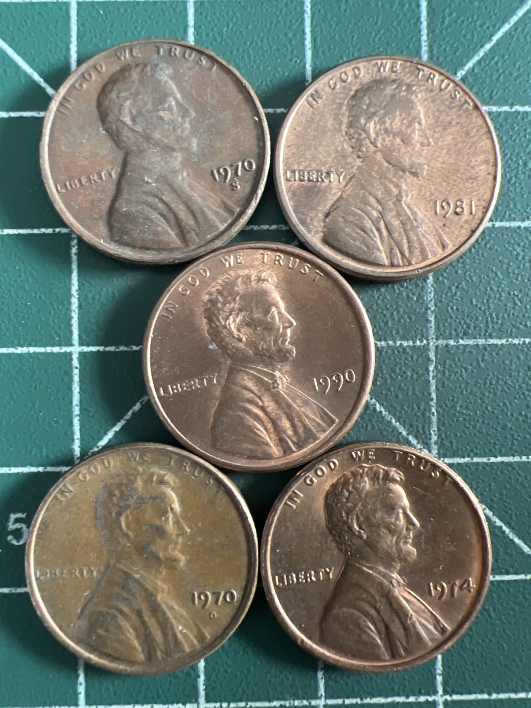 泡泡堂第326期  世界硬币 （无押金，捡漏，全场20包邮，偏远地区除外，接收代拍业务） 一美分五枚