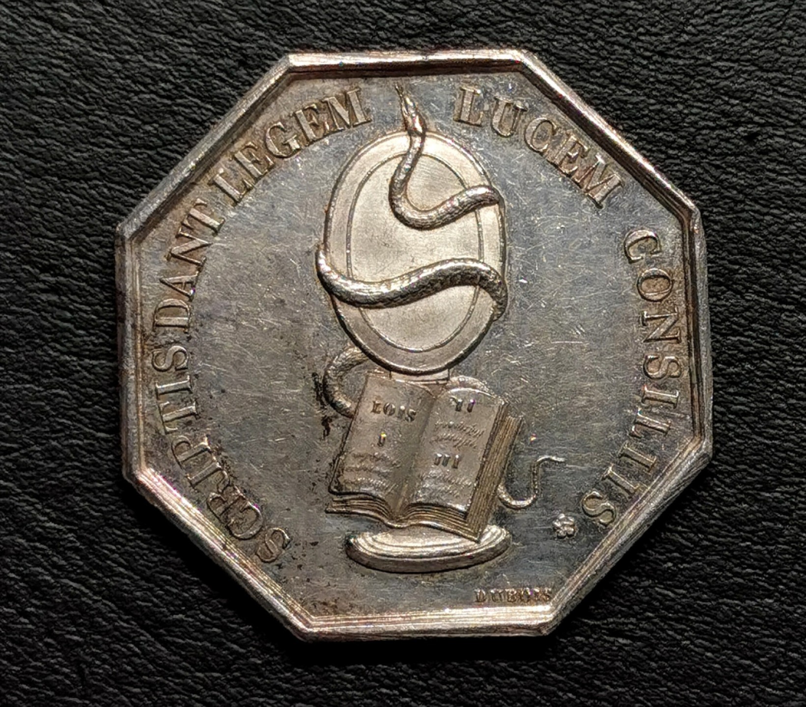 凡希社世界钱币微拍第二百三十九期 法国商业公证处八角银章