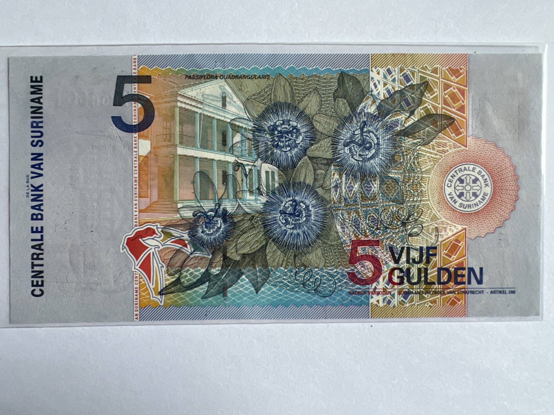 泡泡堂微拍第164幕纸币捡漏可累计专场👿👿，累计满二十元包邮，接受代拍业务 苏里南5盾