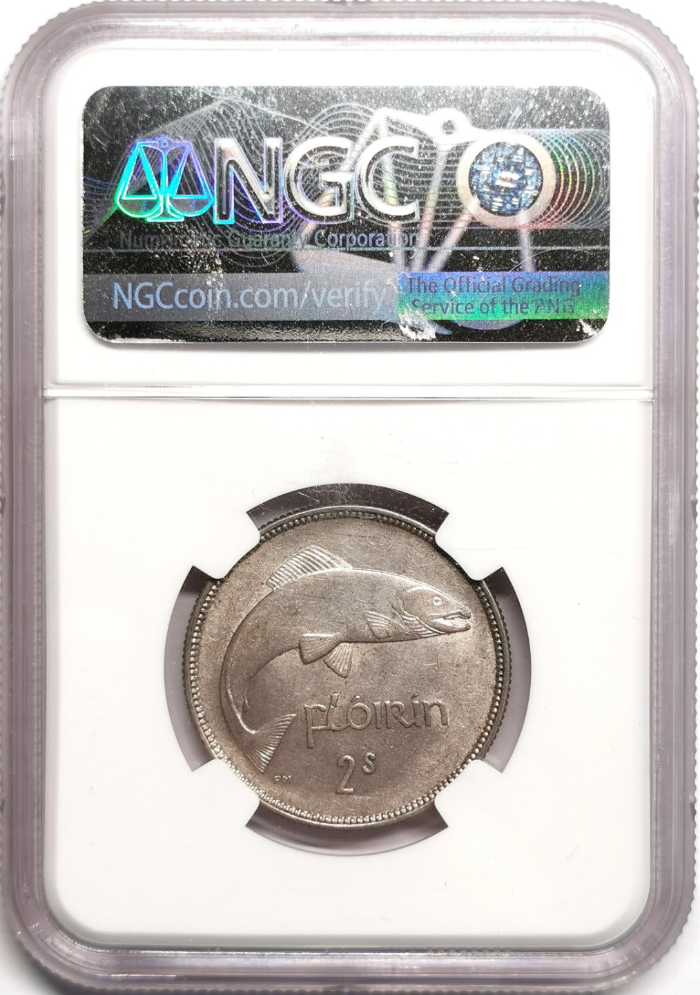 凡希社世界钱币微拍第二百三十九期 1933爱尔兰2先令银币NGC-AU58