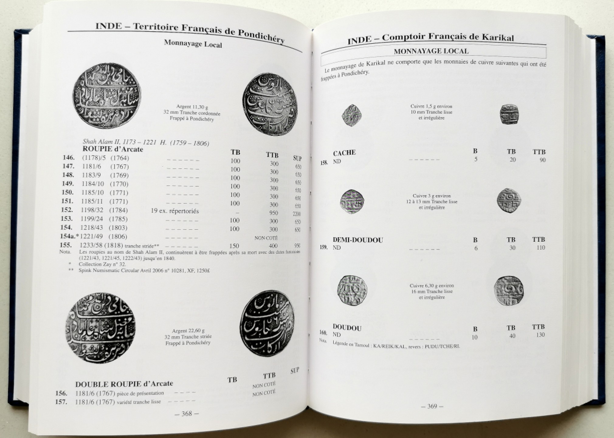 凡希社世界钱币微拍第二百三十九期 GADOURY法国殖民地标准目录 八五品