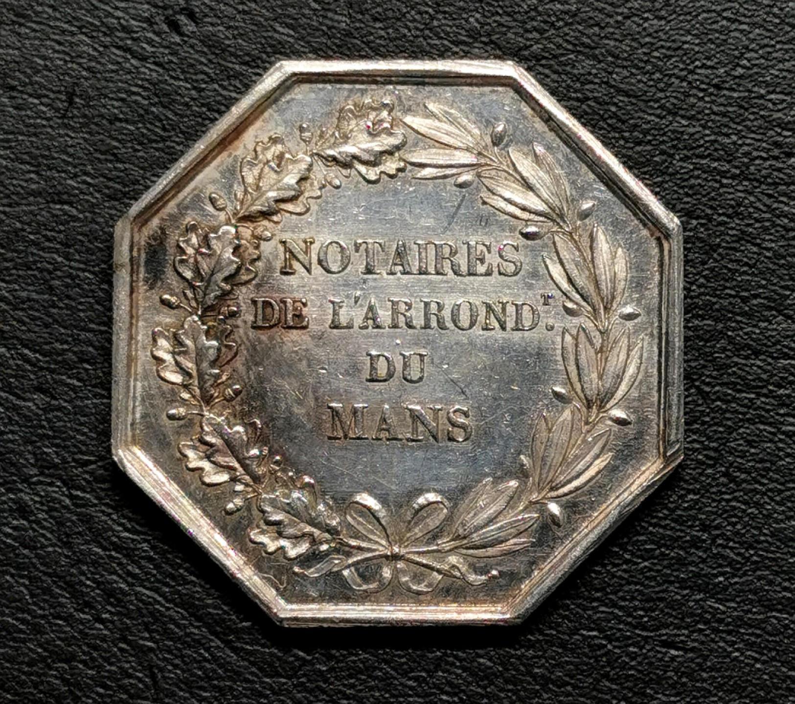 凡希社世界钱币微拍第二百三十九期 法国商业公证处八角银章