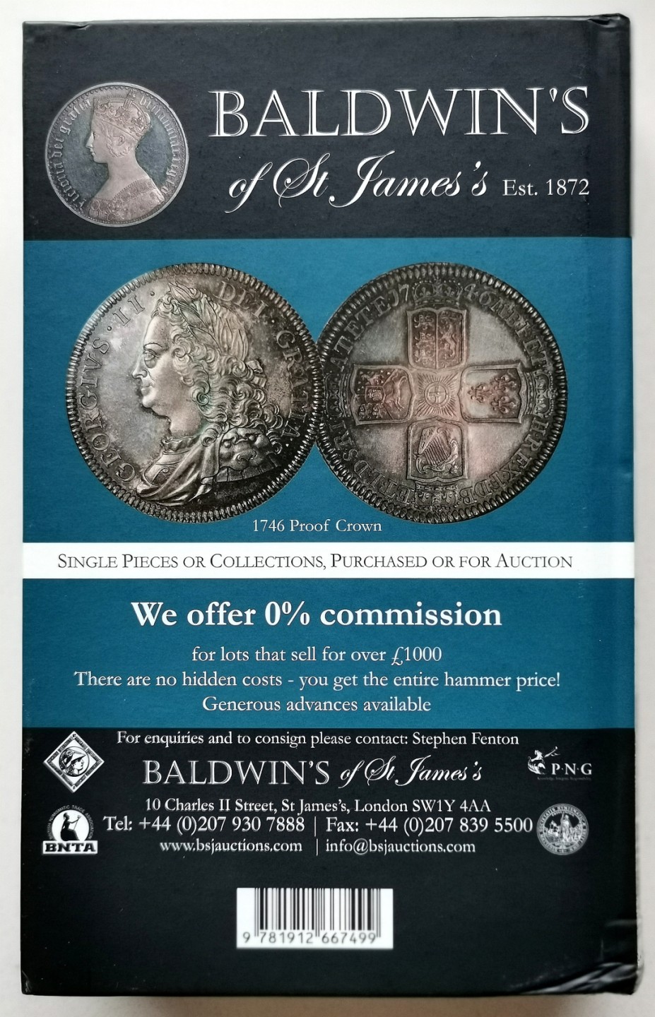 凡希社世界钱币微拍第二百三十九期 1649年以来的英国银币标准目录 九五品