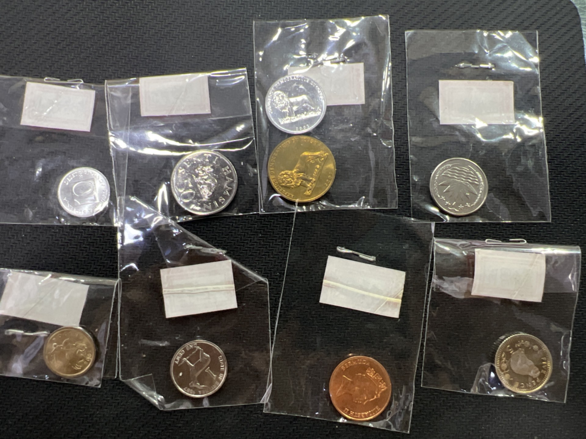 飞翔风筝外国硬币纸币第一场 外国硬币8个国家9枚