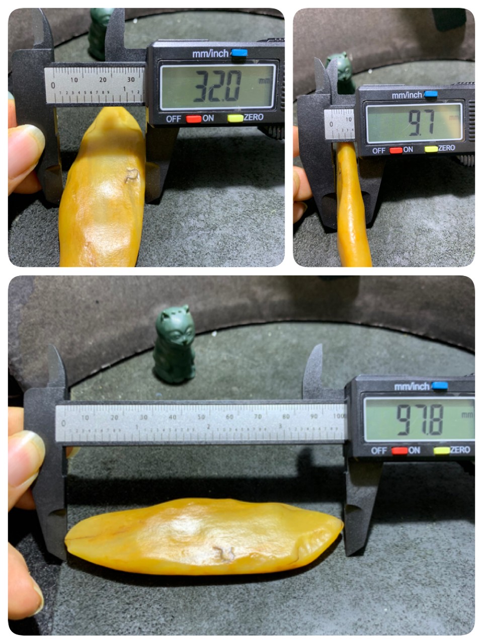 放福利！精美天然地表黄色叶形金丝玉籽料原石一块