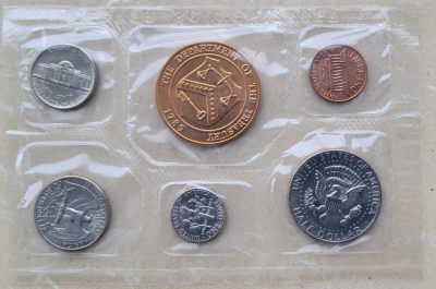 PThappally 第11次拍卖--英联邦领土硬币、精制银币、纪念币，纸钞 - United States of America, 1978 Denver Mint set 