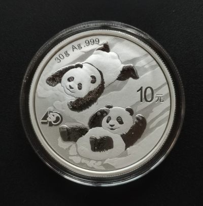 （已更新）中世钞藏拍卖（香港法国意大利西班牙） - 2022年30g熊猫10元银币金银纪念币 