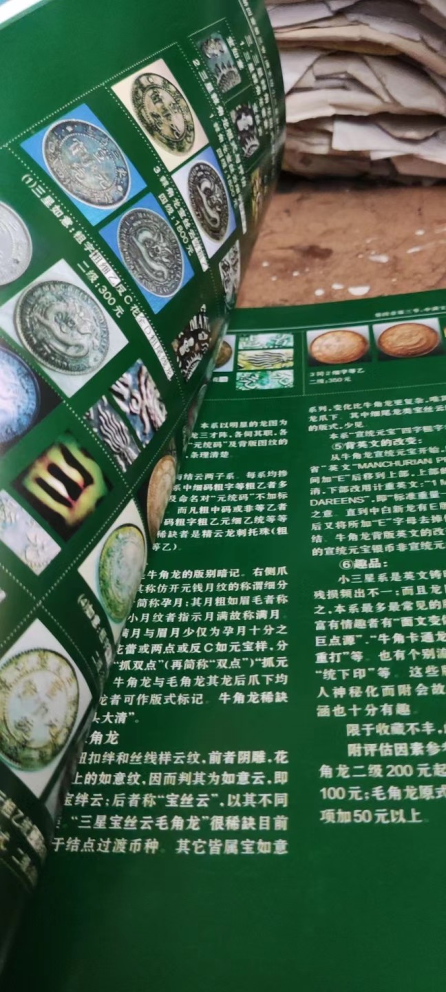 东三省造银币七百种实辨录（9品左右，封面脱落）
