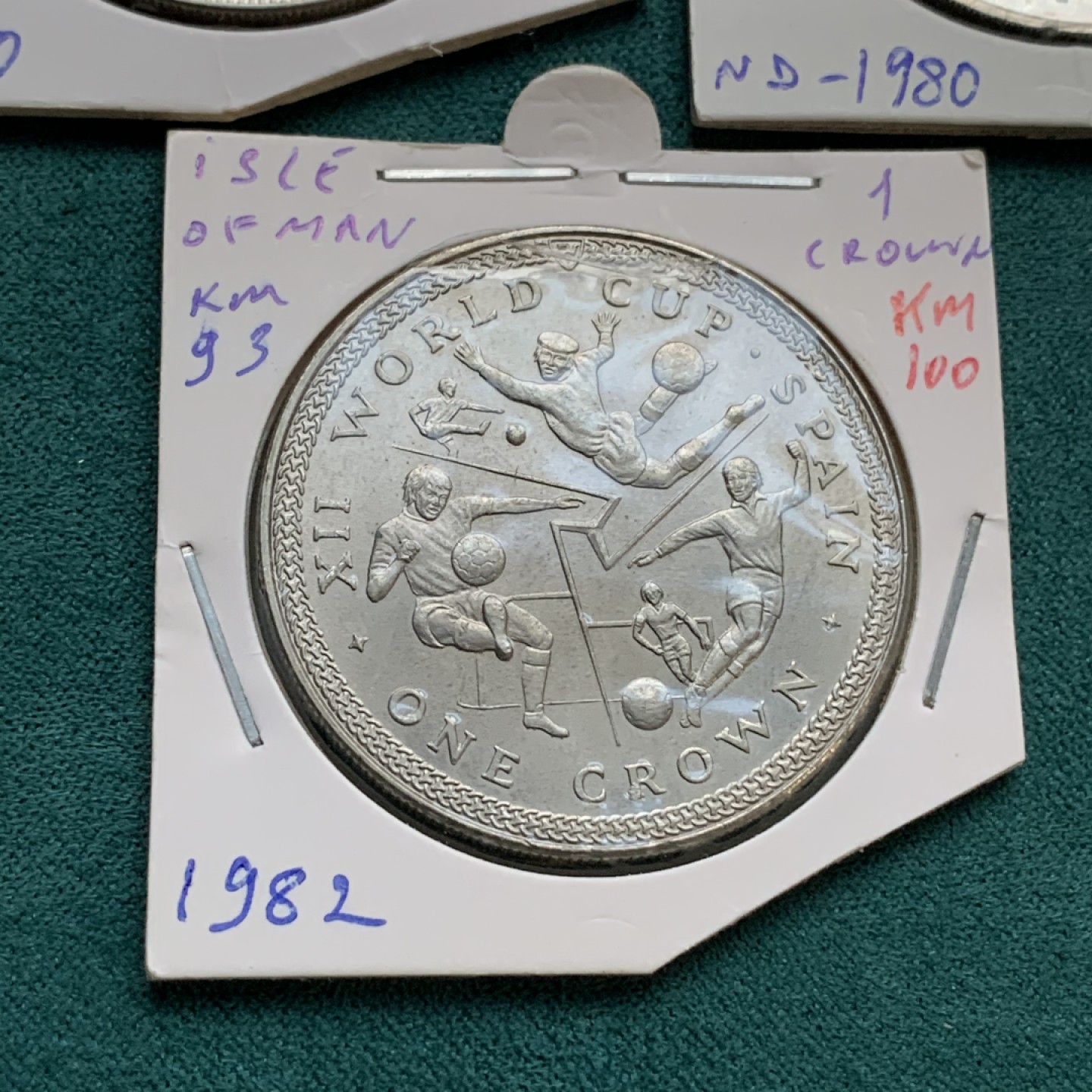 《竞宝斋》第167场-周日，周一，周四 3场 (全场包邮) 英国及英属 克朗型 纪念币一组3枚