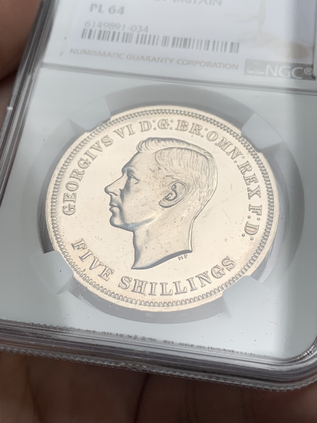 《竞宝斋》第167场-周日，周一，周四 3场 (全场包邮) NGC-PL64 英国乔六镍马剑 十分精美的马剑 盒证齐全