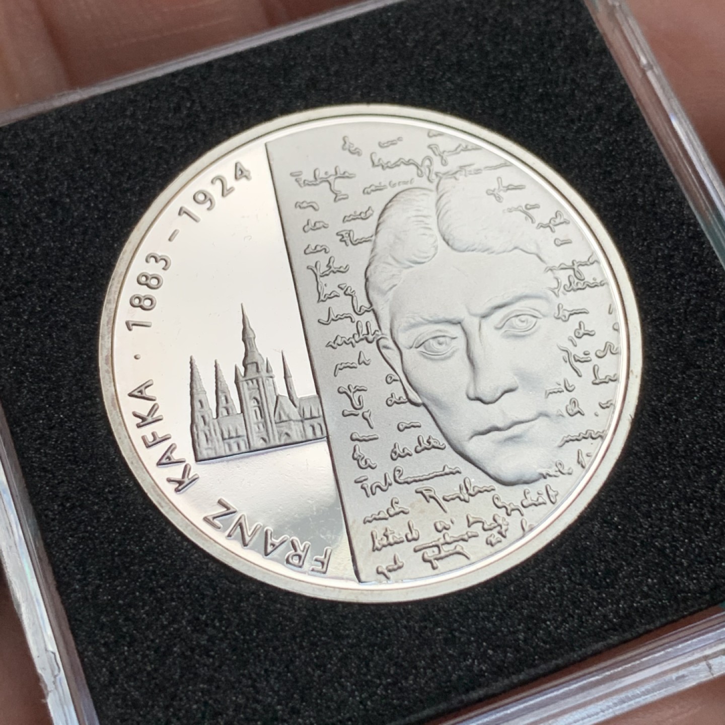 《竞宝斋》第167场-周日，周一，周四 3场 (全场包邮) 2008年德国卡夫卡诞辰纪念银币