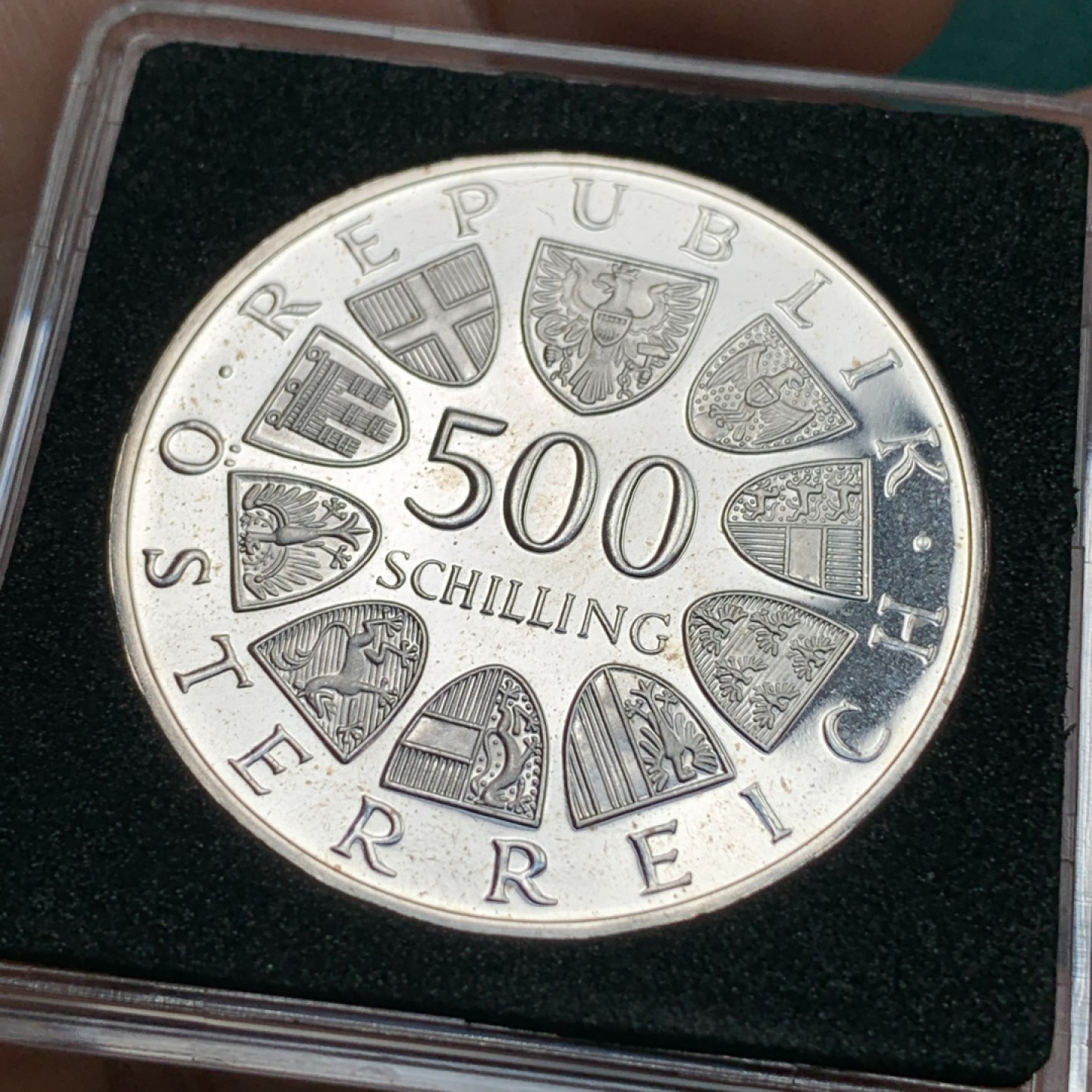 《竞宝斋》第167场-周日，周一，周四 3场 (全场包邮) 1983年 奥地利 五百先令 银币