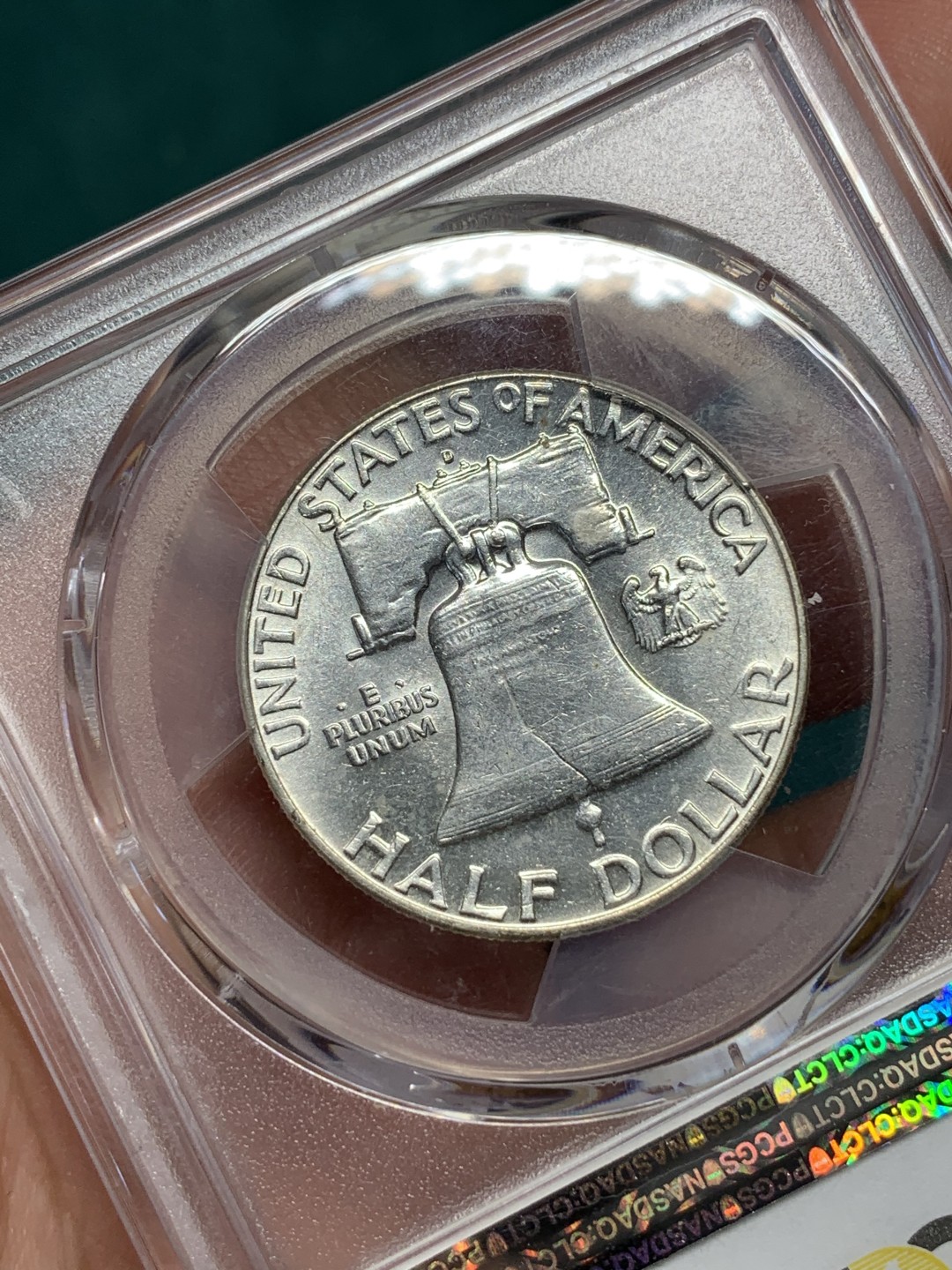 《竞宝斋》第167场-周日，周一，周四 3场 (全场包邮) PCGS AU58 1963年 美国 华盛顿大笨钟 50分银币 高银