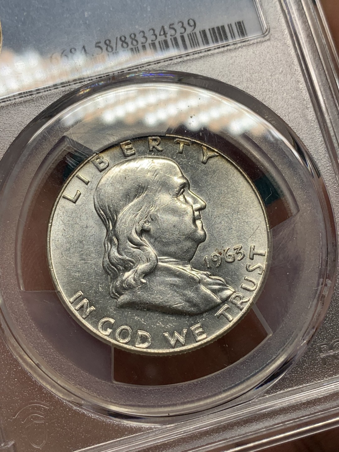 《竞宝斋》第167场-周日，周一，周四 3场 (全场包邮) PCGS AU58 1963年 美国 华盛顿大笨钟 50分银币 高银