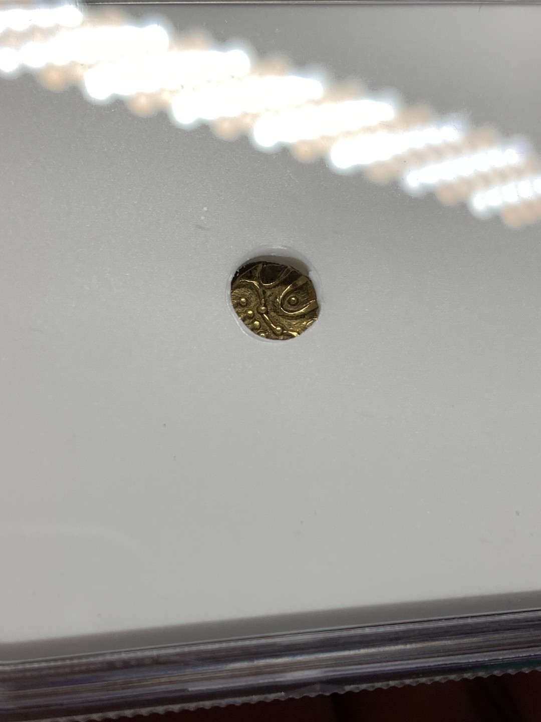 《竞宝斋》第167场-周日，周一，周四 3场 (全场包邮) NGC MS61 印度坎钦 1795年 FANAM金币 上MS 不容易 打制清晰