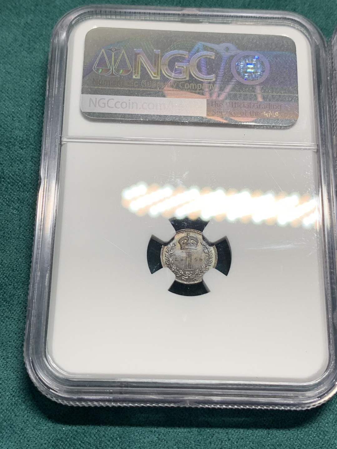 《竞宝斋》第167场-周日，周一，周四 3场 (全场包邮) 1908年 英国濯足银币NGC一套4枚，带原盒。1P MS65，2P MS64，3P MS63，4P MS62
