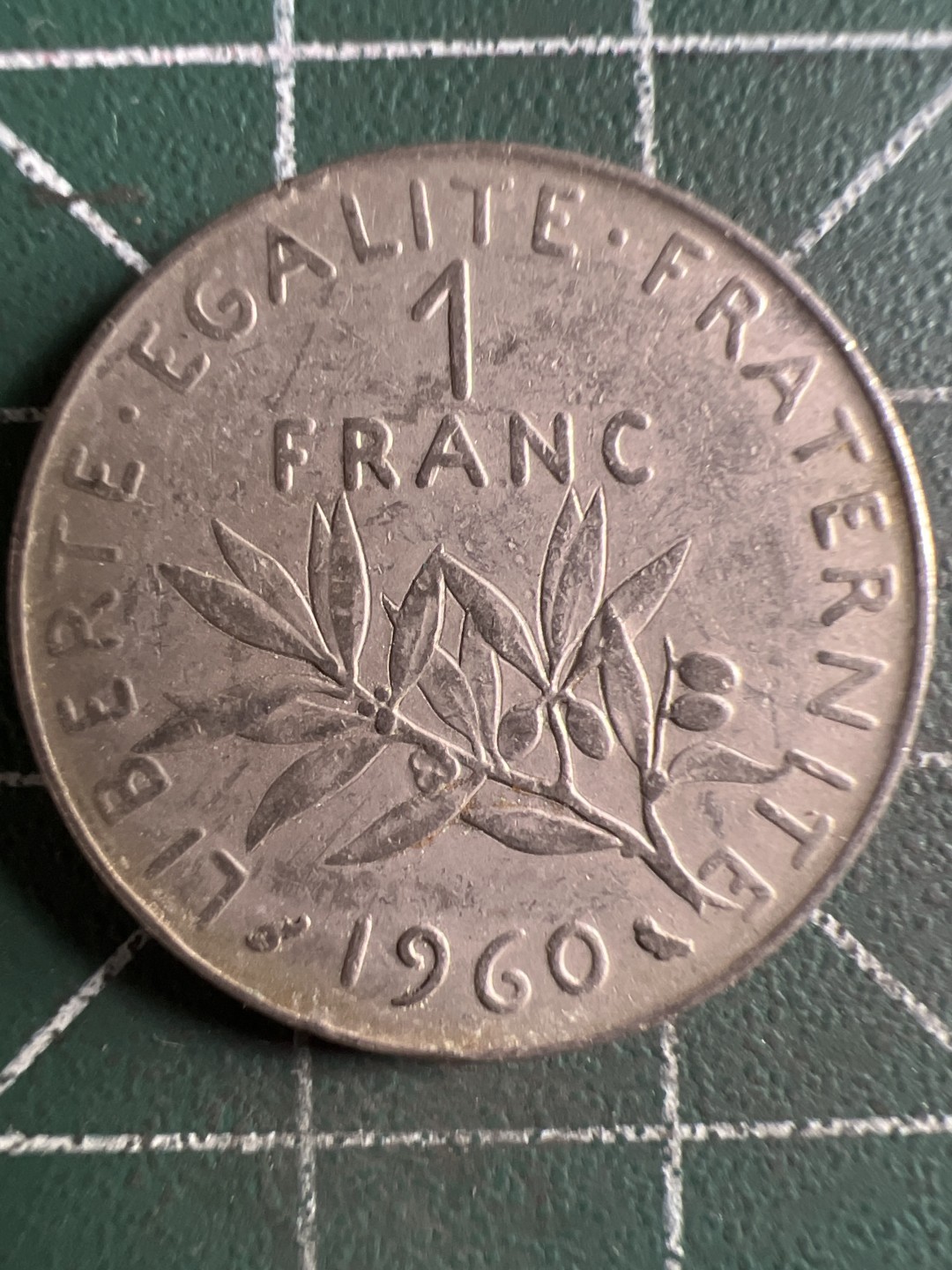 泡泡堂第330期  世界硬币 （无押金，捡漏，全场20包邮，偏远地区除外，接收代拍业务） 法国1法郎