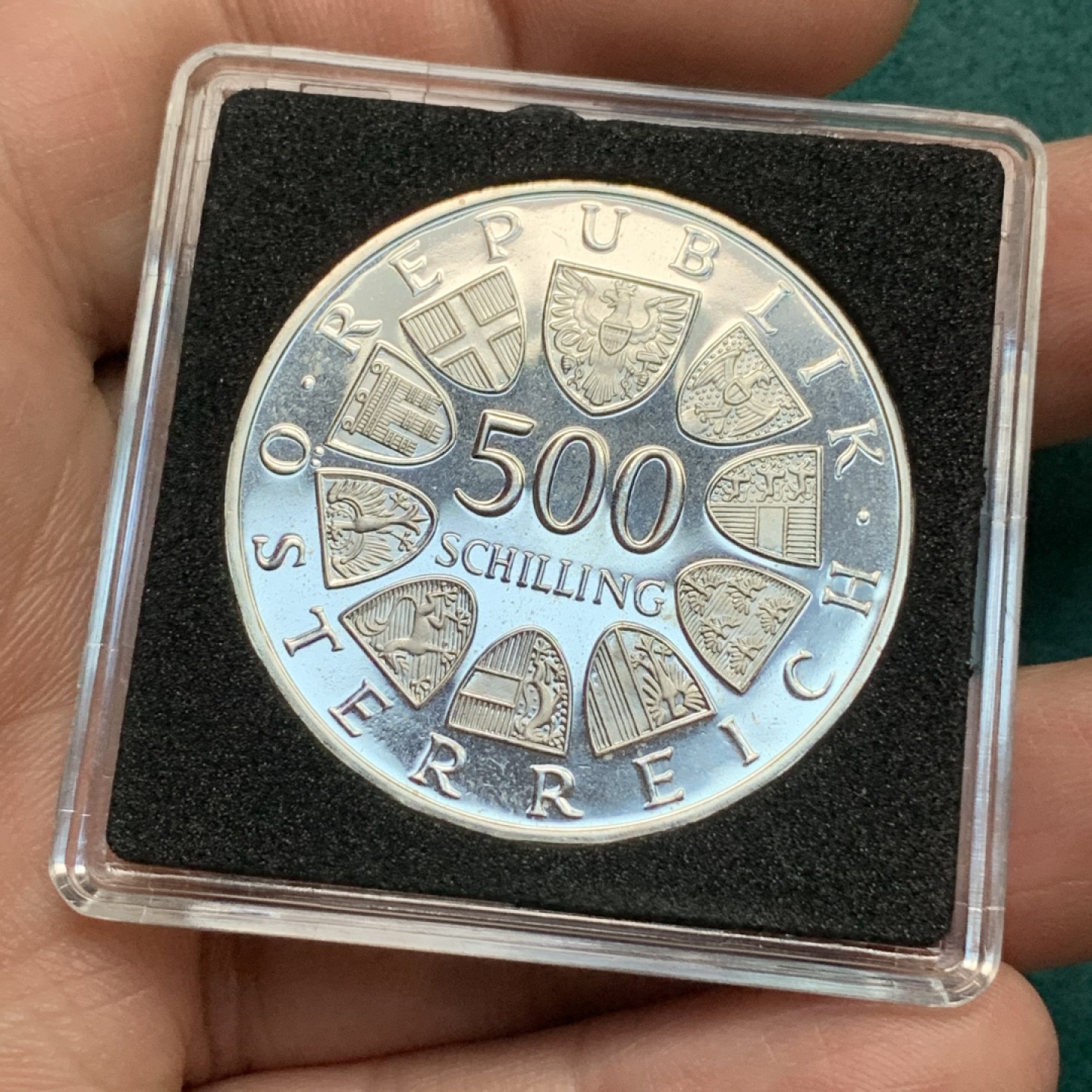 《竞宝斋》第167场-周日，周一，周四 3场 (全场包邮) 1983年 奥地利 五百先令 银币