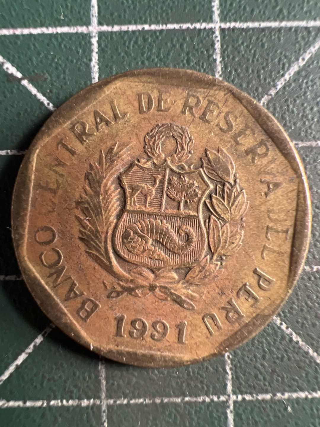 泡泡堂第322期  世界硬币 （无押金，捡漏，全场20包邮，偏远地区除外，接收代拍业务） 秘鲁20分