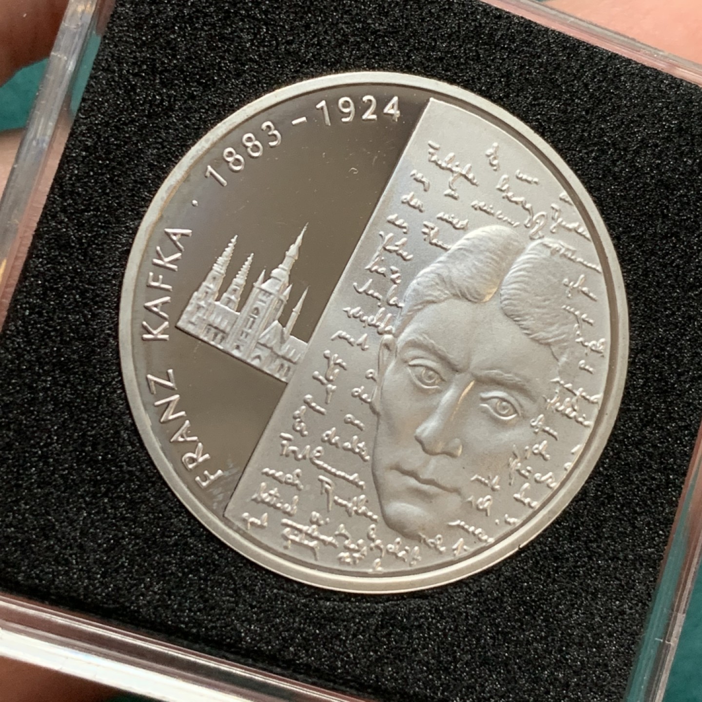 《竞宝斋》第167场-周日，周一，周四 3场 (全场包邮) 2008年德国卡夫卡诞辰纪念银币