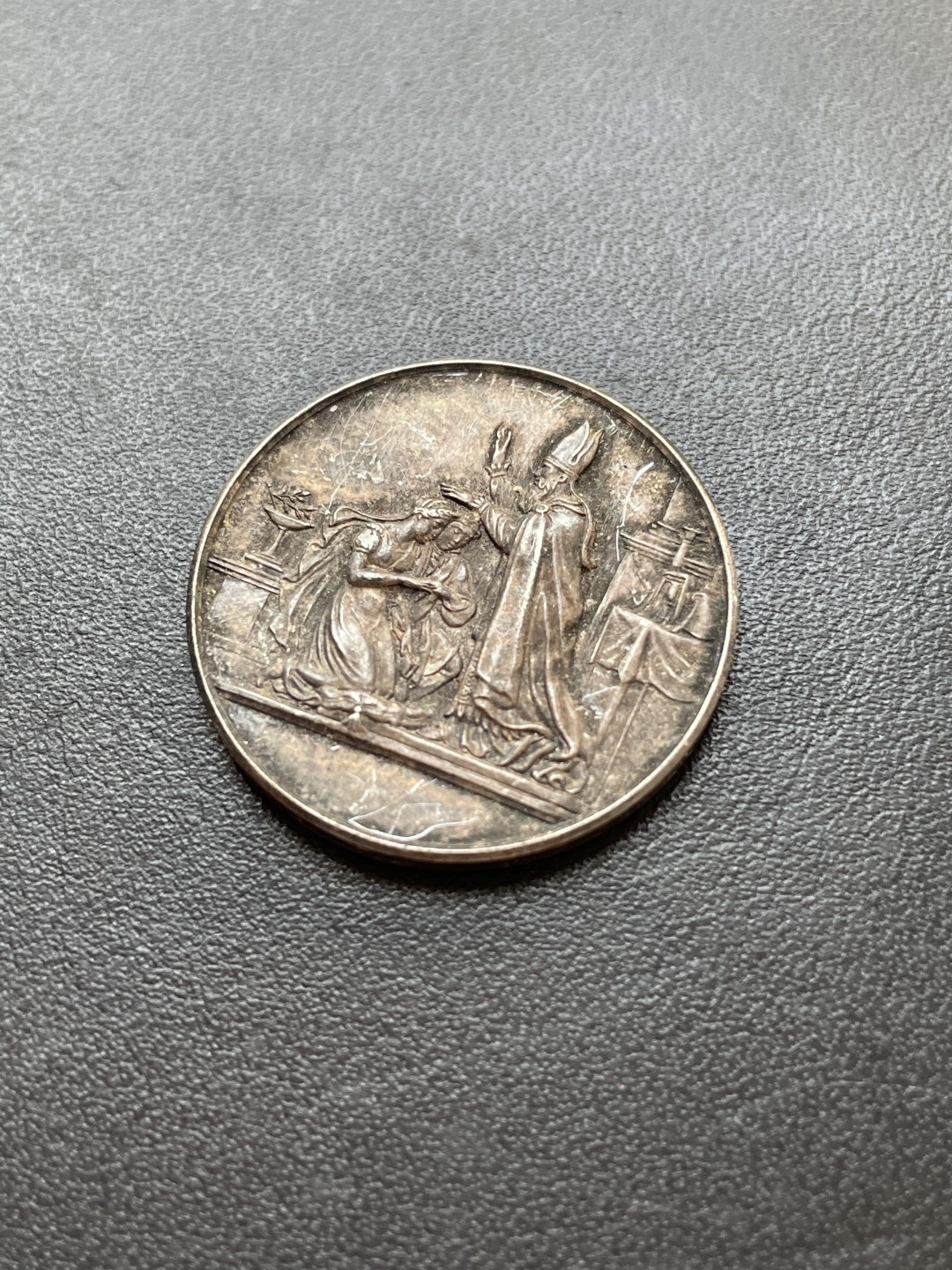 欧洲章牌-拍卖第23场 1899年法国婚礼银章