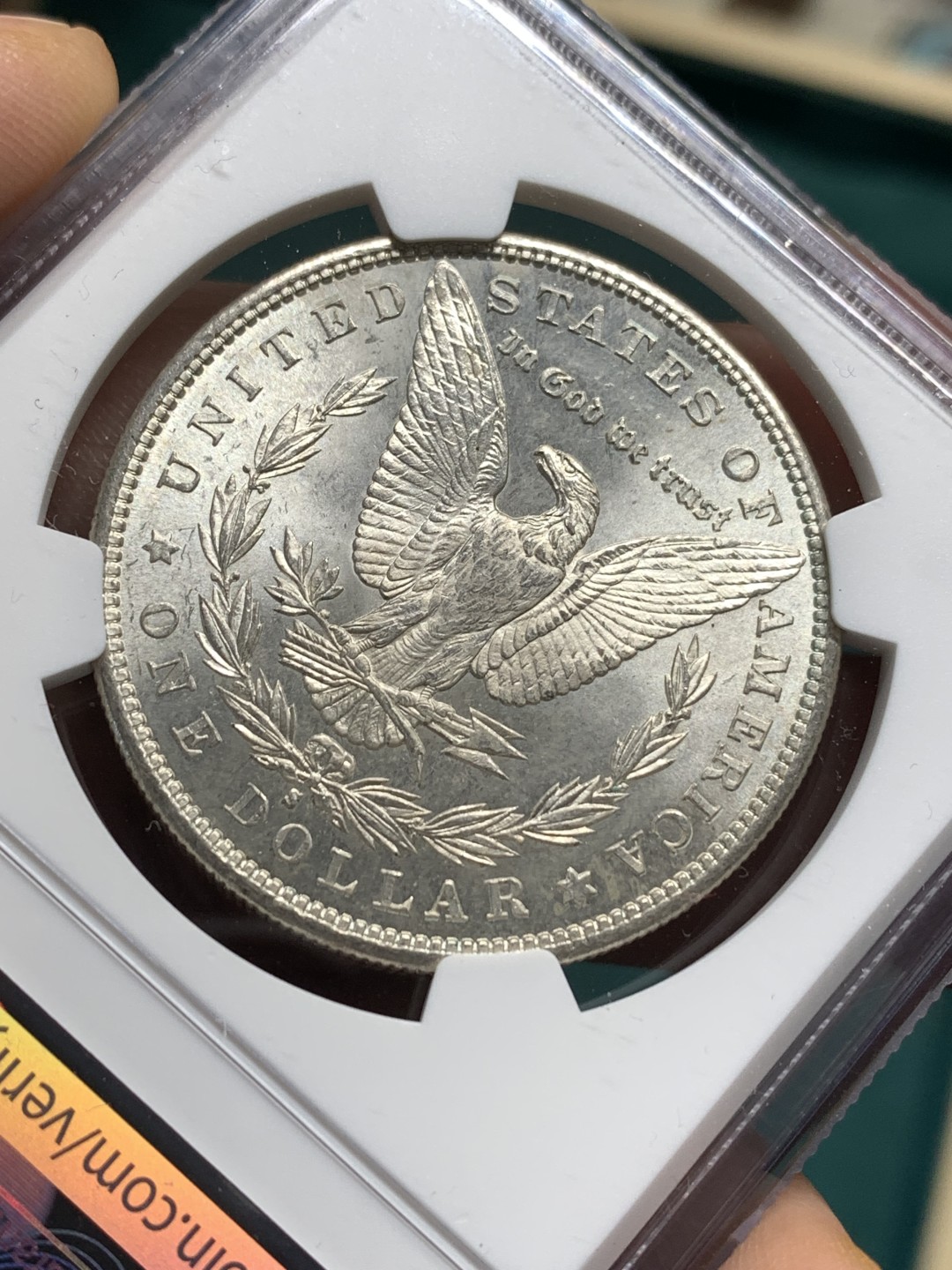 《竞宝斋》第167场-周日，周一，周四 3场 (全场包邮) NGC MS61 美国 1881年 摩根 1美元 大银币 状态不错