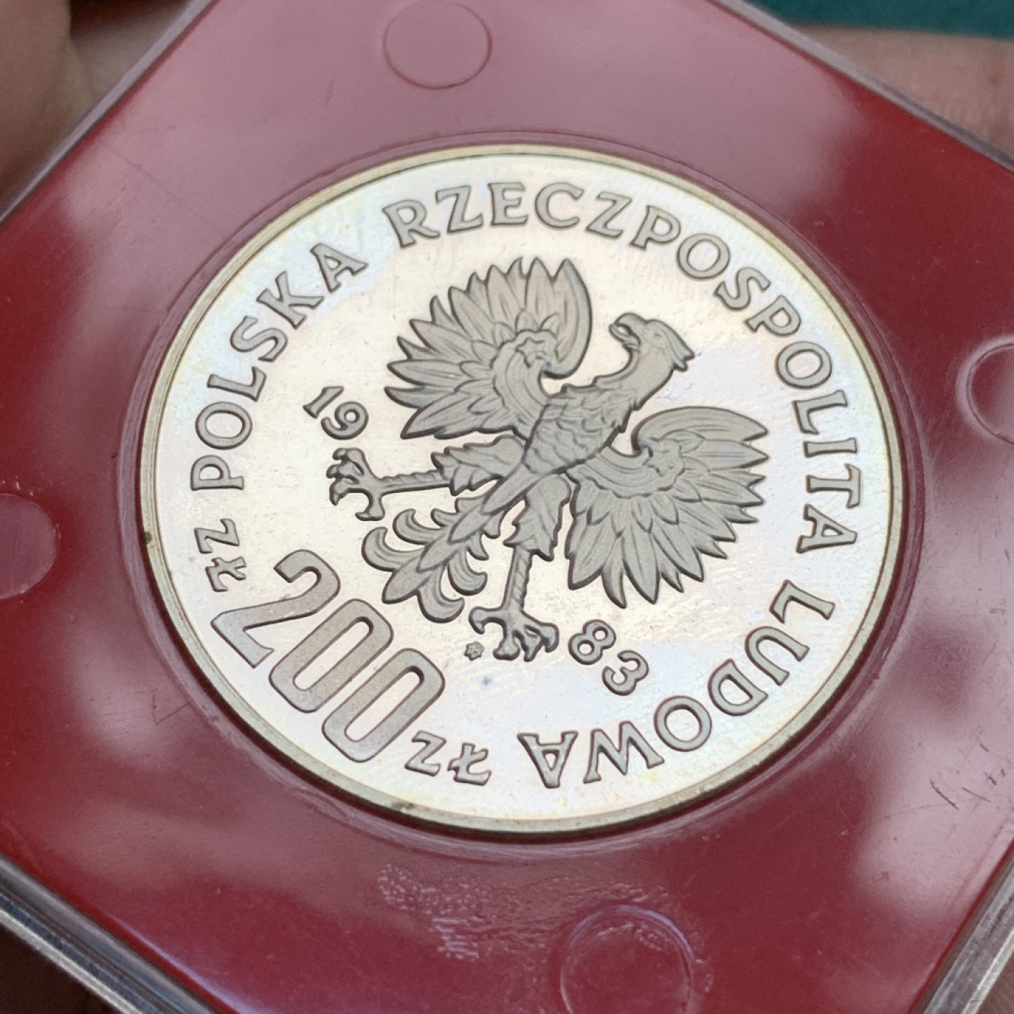《竞宝斋》第167场-周日，周一，周四 3场 (全场包邮) 1983年 波兰银币 样币