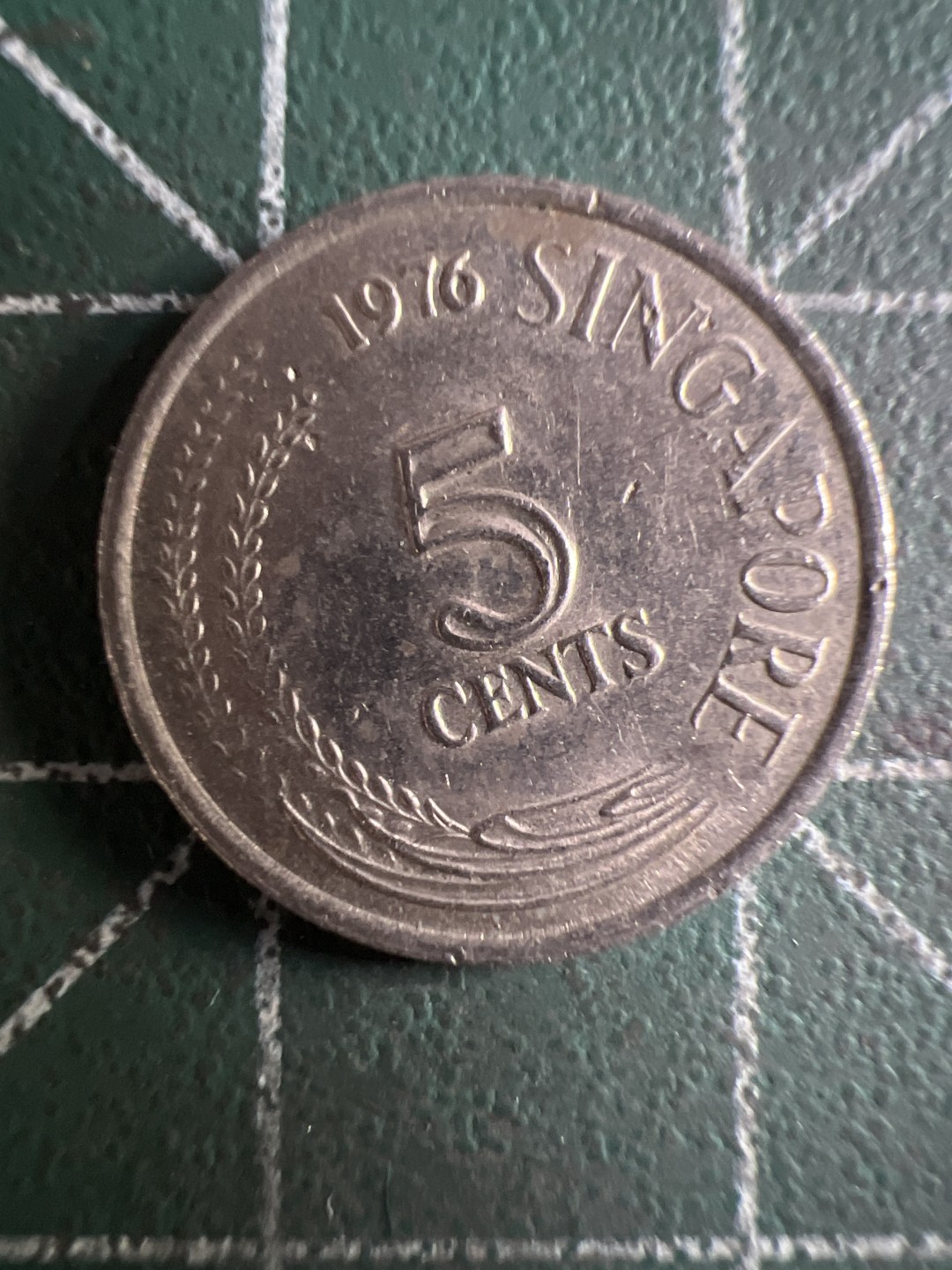 泡泡堂第322期  世界硬币 （无押金，捡漏，全场20包邮，偏远地区除外，接收代拍业务） 新加坡仙鹤5分