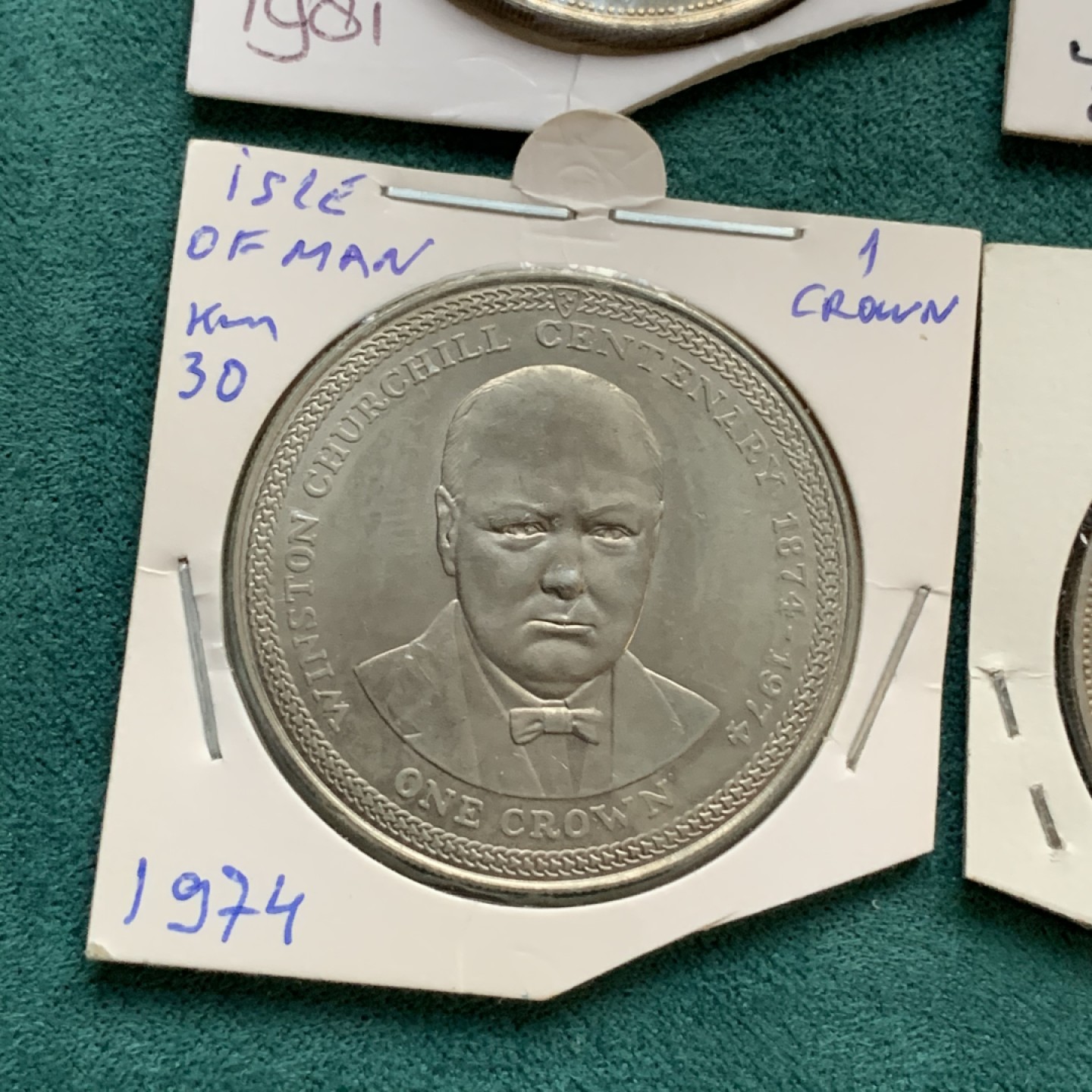 《竞宝斋》第167场-周日，周一，周四 3场 (全场包邮) 英国及英属 克朗型 纪念币一组4枚