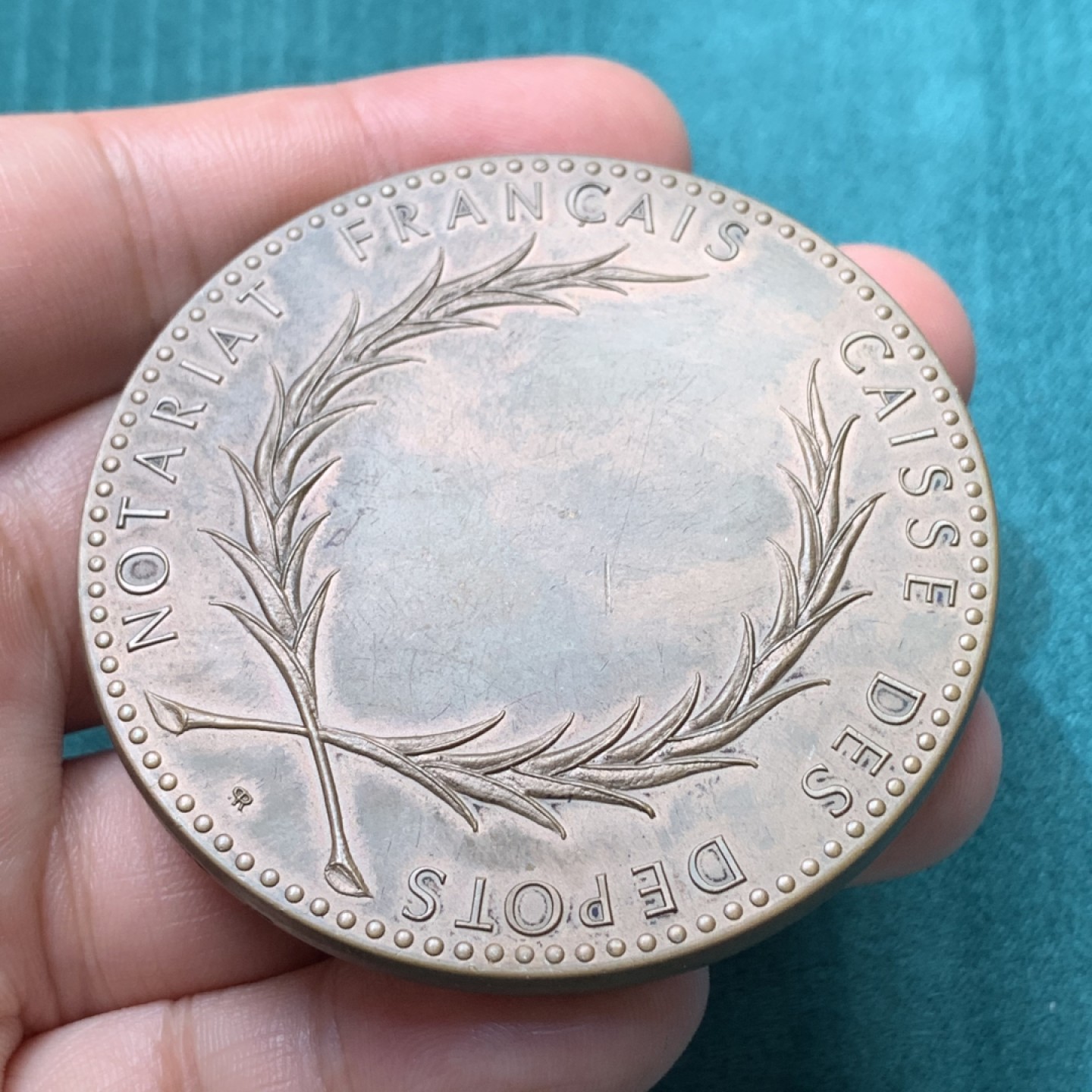 《竞宝斋》第167场-周日，周一，周四 3场 (全场包邮) 法国1973 梭伦改革大铜章，法国历史题材，底板无敌，厚重，边铭丰饶角BR，直径59mm，重135.65g