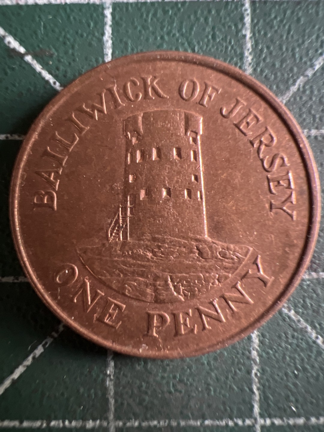 泡泡堂第322期  世界硬币 （无押金，捡漏，全场20包邮，偏远地区除外，接收代拍业务） 英属泽西岛1便士