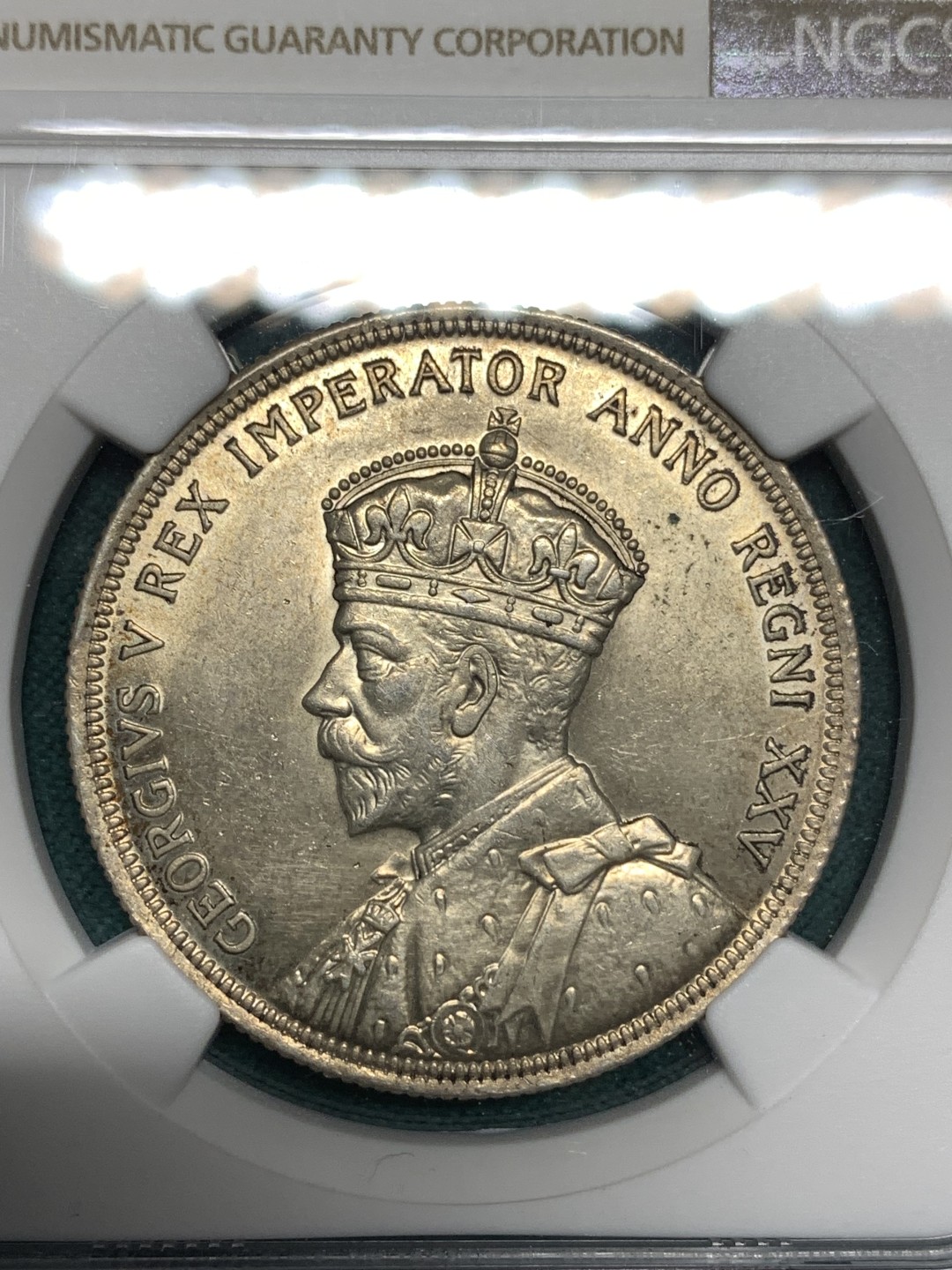 《竞宝斋》第167场-周日，周一，周四 3场 (全场包邮) NGC UNC 加拿大 1935年 乔五 划船 大银币