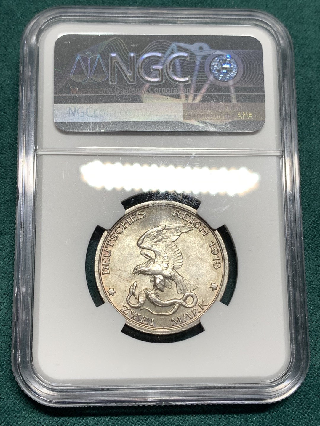 《竞宝斋》第167场-周日，周一，周四 3场 (全场包邮) NGC MS61 英属印度 1874年 维多利亚 1卢比 银币 MS不多