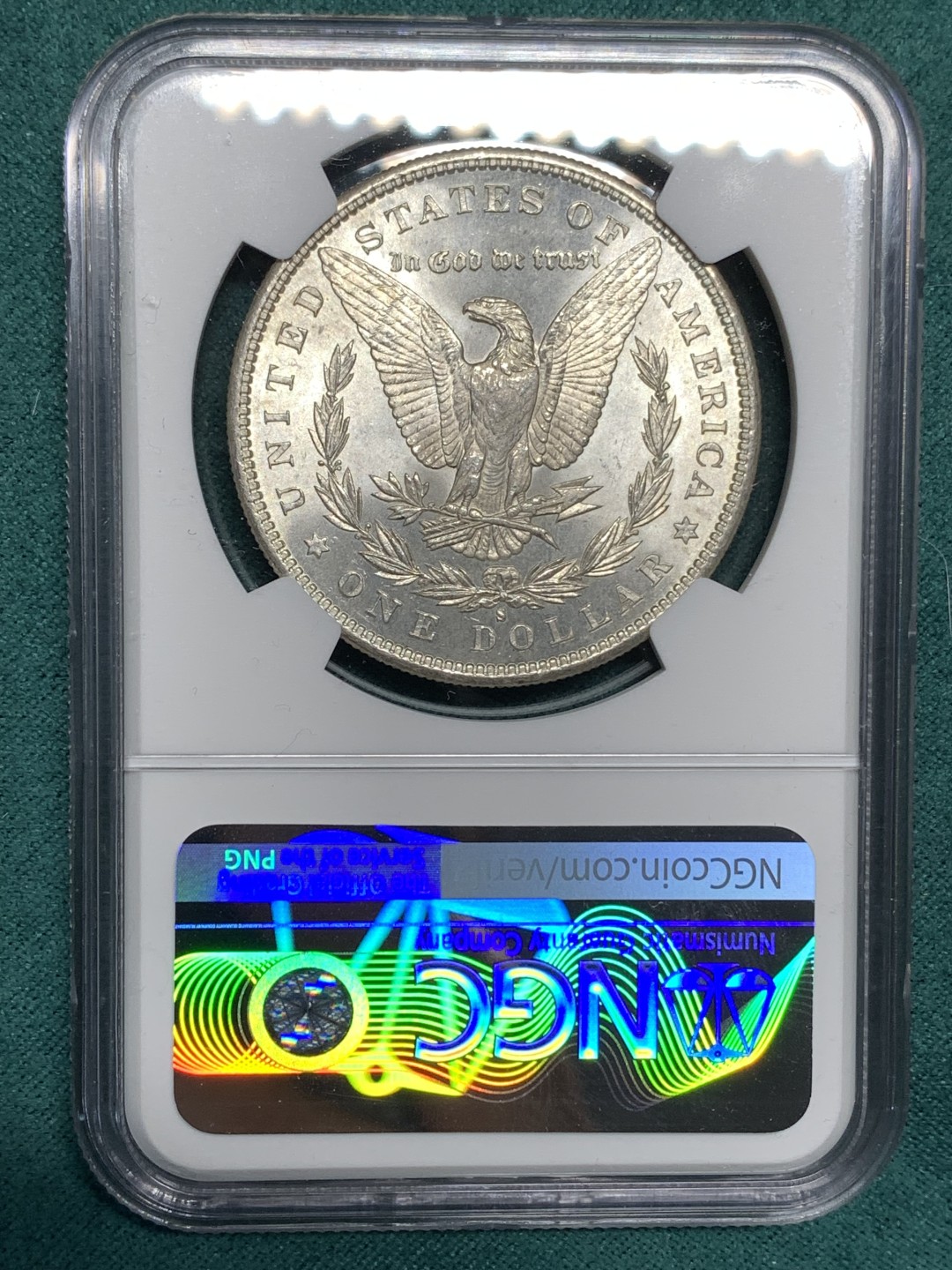 《竞宝斋》第167场-周日，周一，周四 3场 (全场包邮) NGC MS61 美国 1881年 摩根 1美元 大银币 状态不错