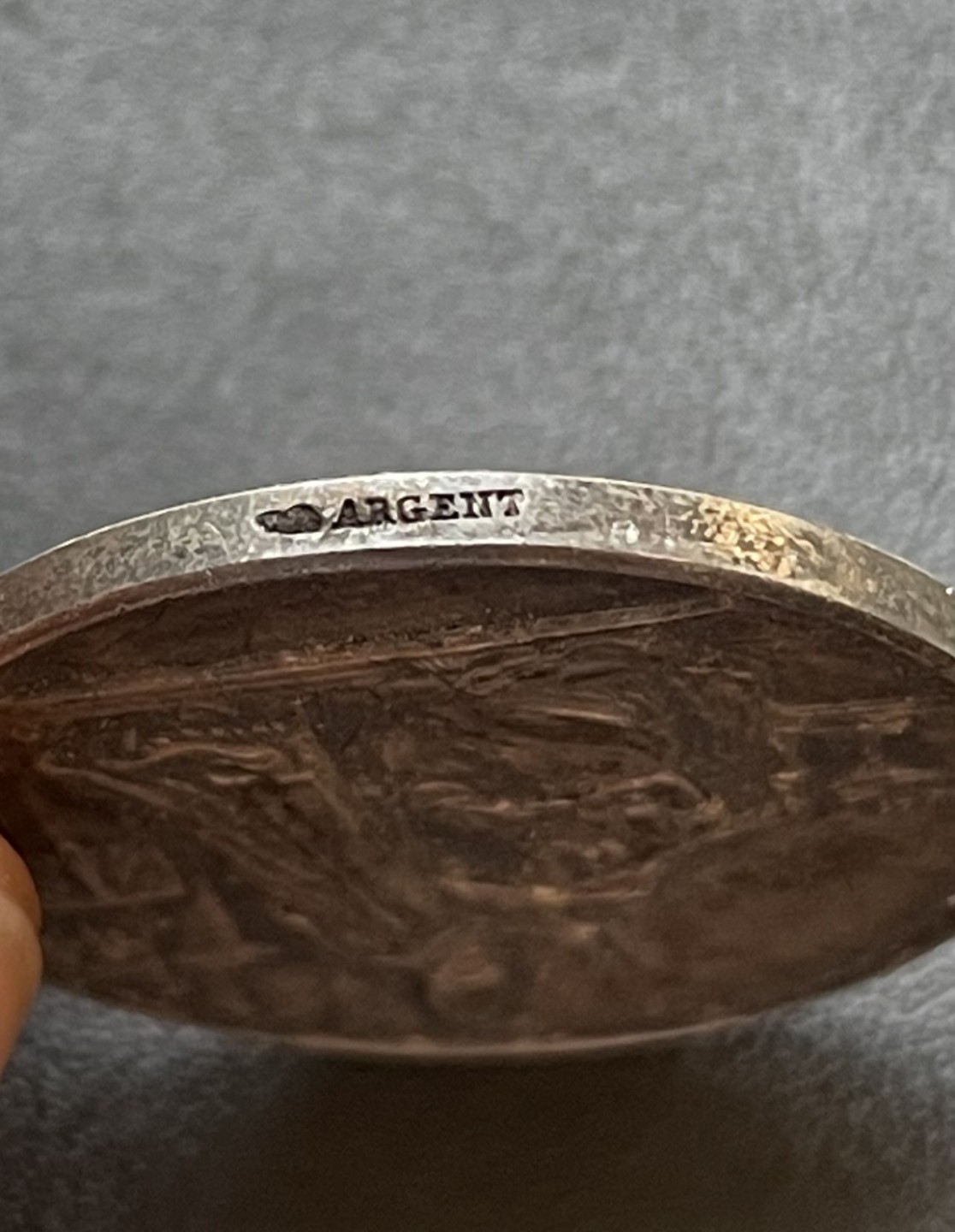 欧洲章牌-拍卖第23场 1899年法国婚礼银章