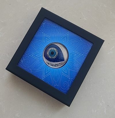 【币将精彩】世界钱币拍卖（2025-7-30） - 帕劳2020年恶魔之眼1盎司彩色银币带证书包装