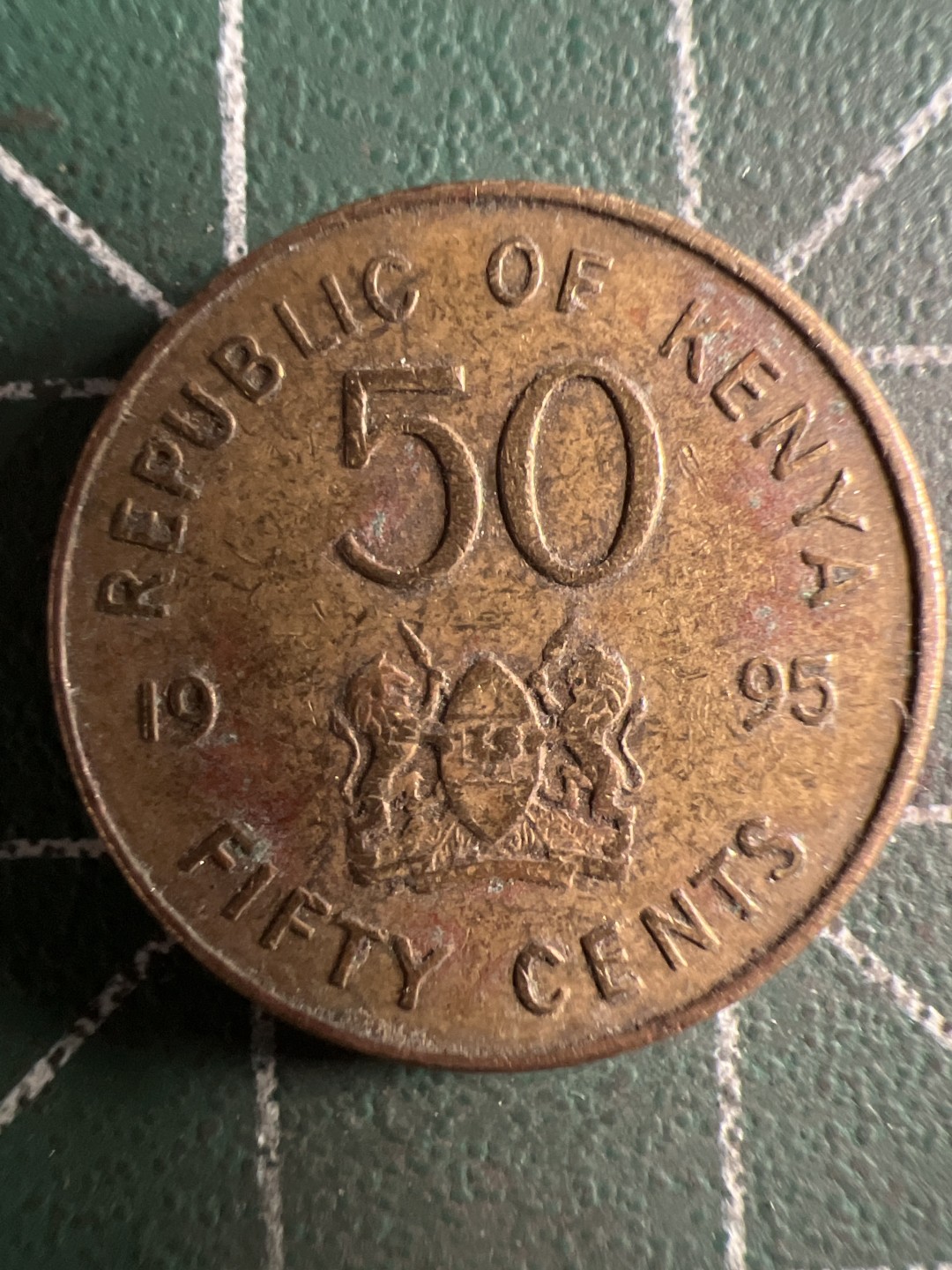 泡泡堂第322期  世界硬币 （无押金，捡漏，全场20包邮，偏远地区除外，接收代拍业务） 肯尼亚50分