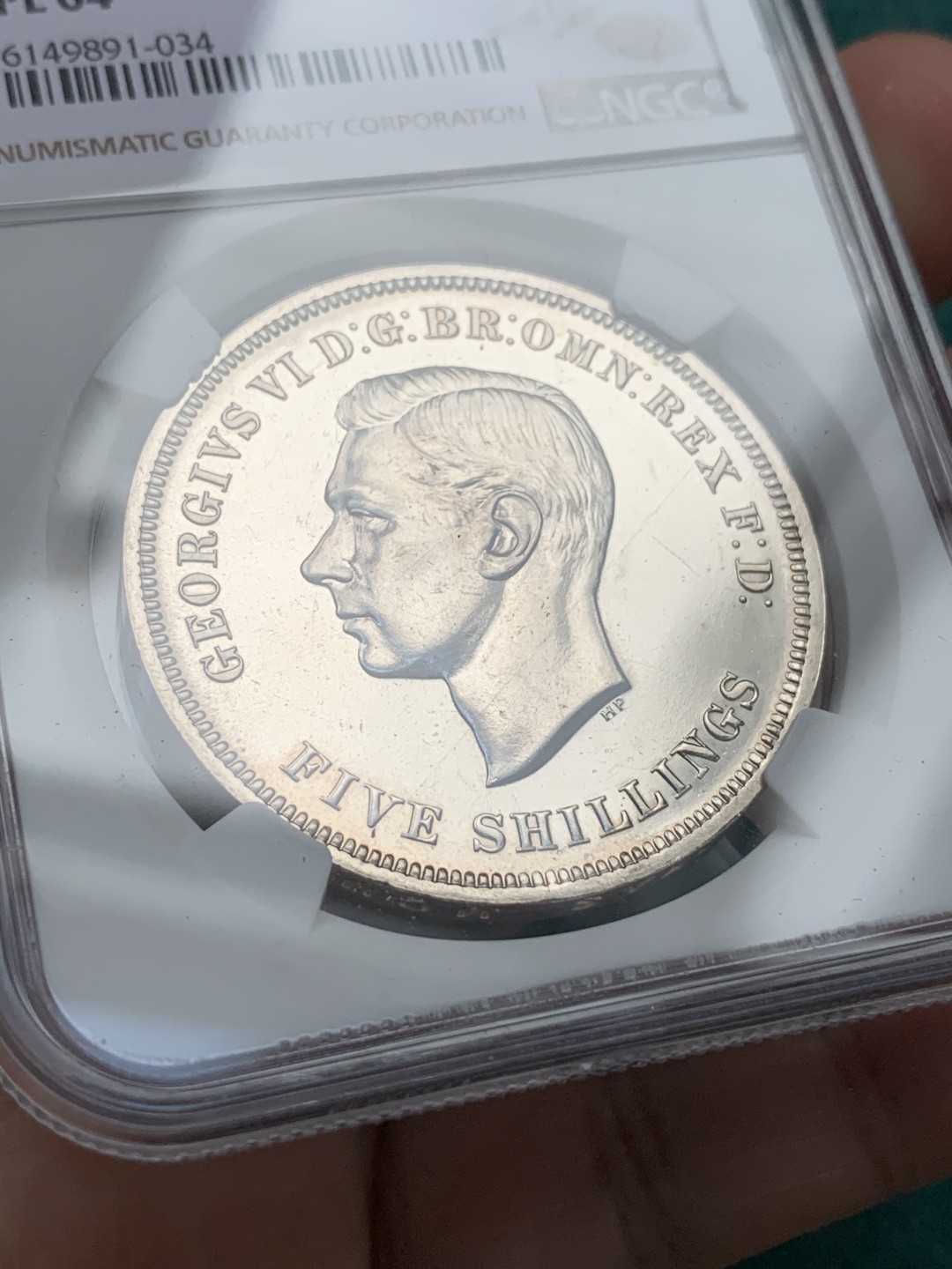 《竞宝斋》第167场-周日，周一，周四 3场 (全场包邮) NGC-PL64 英国乔六镍马剑 十分精美的马剑 盒证齐全