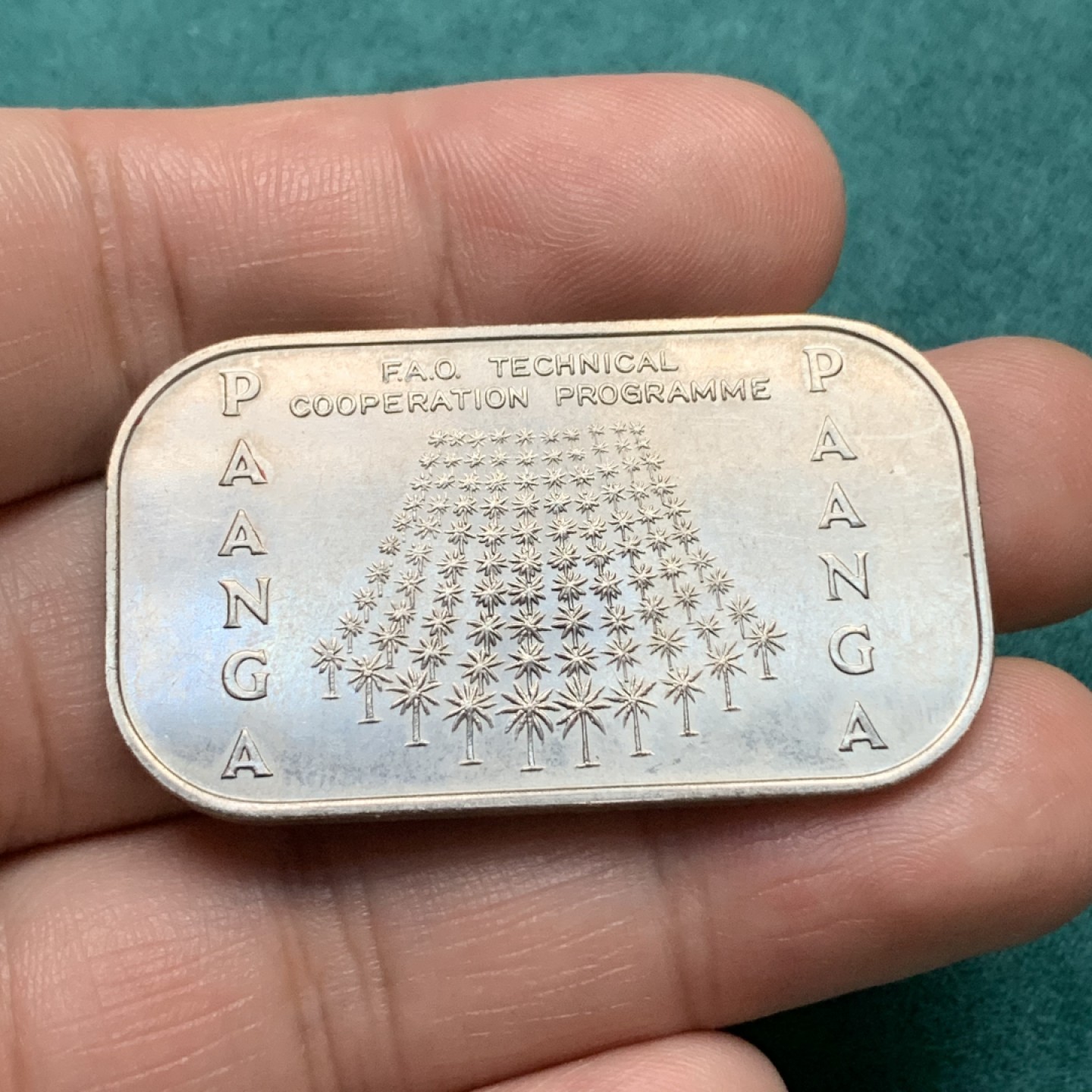 《竞宝斋》第167场-周日，周一，周四 3场 (全场包邮) 1979年汤加1潘加饼干币，UNC品相