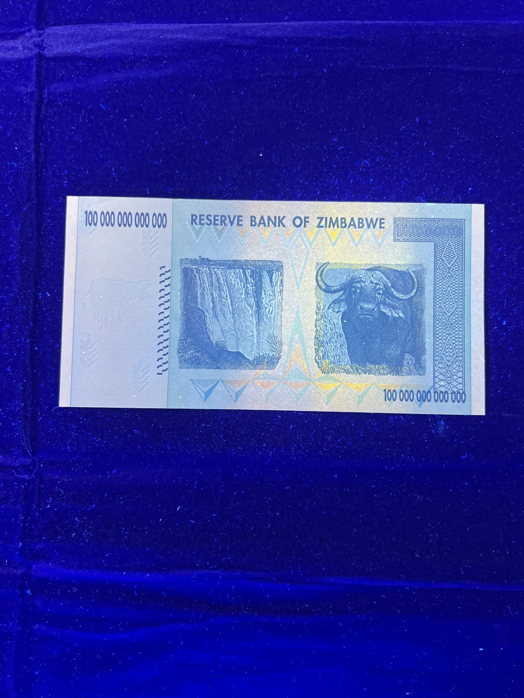 飞翔风筝外国硬币纸币第一场 津巴布韦100万亿